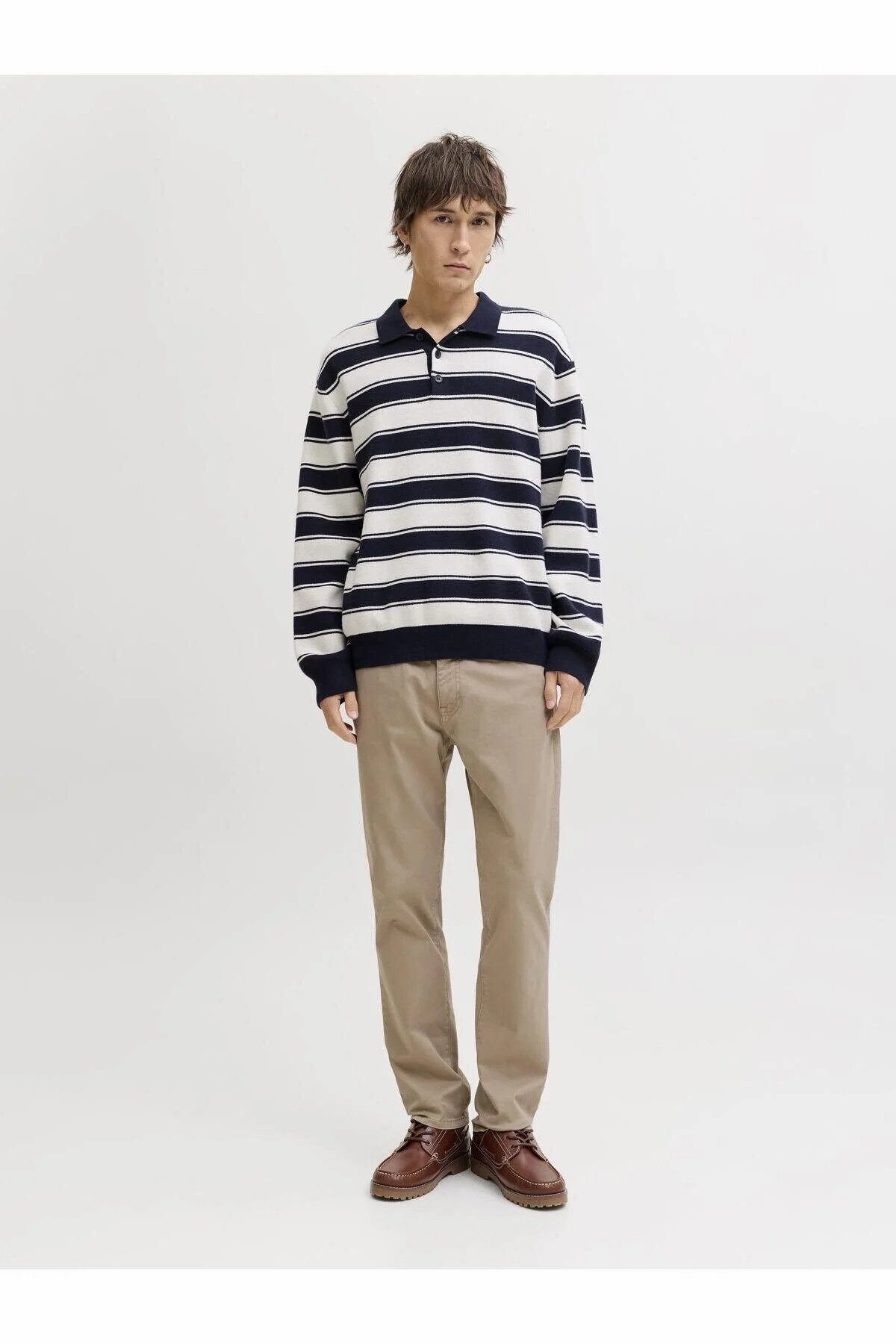 شلوار مردانه Jpstclark مدل Finn بژ، مدل Noos، کد 12293328-Lemonpepp جک اند جونز شلوار Jack & Jones