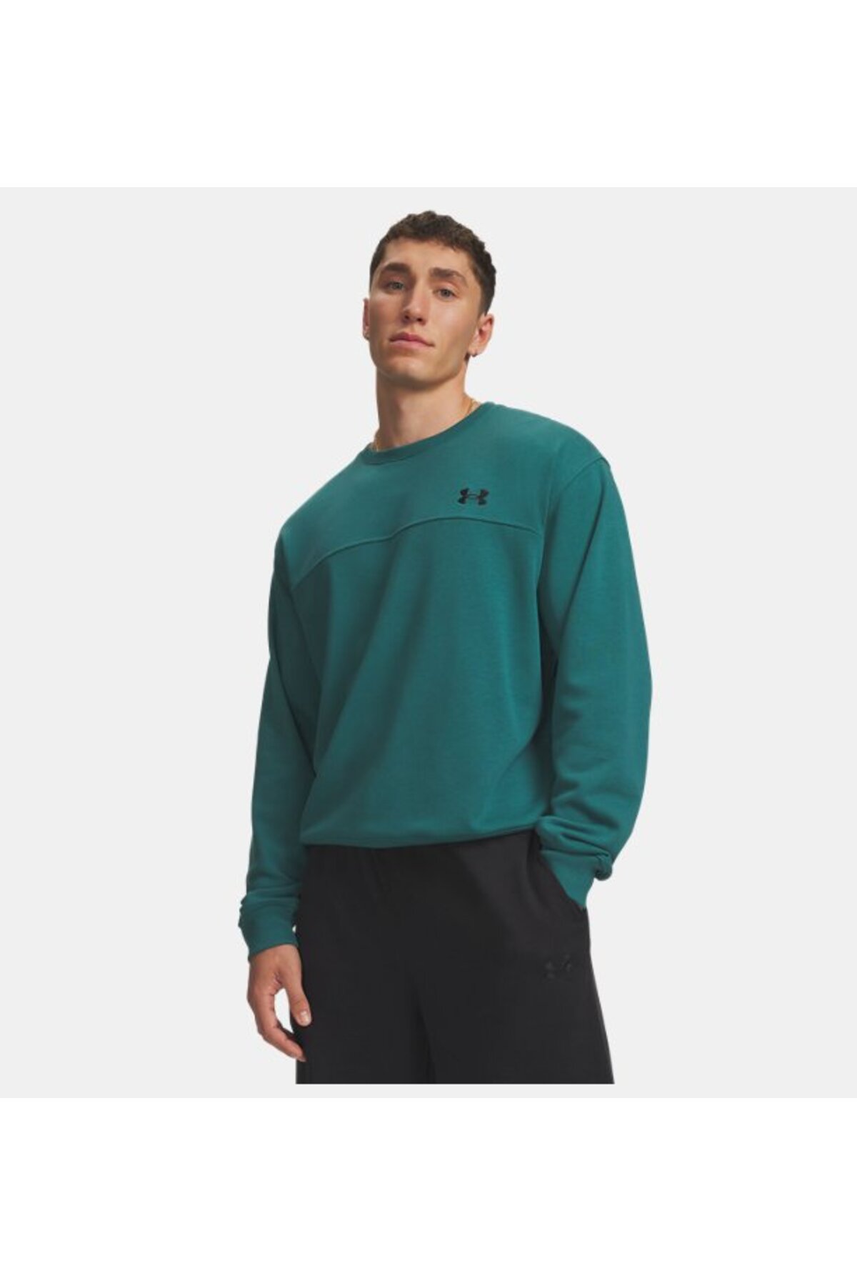 آندر آرمور سویشرت مردانه UA Rival Lightweight Crew 6009347-338