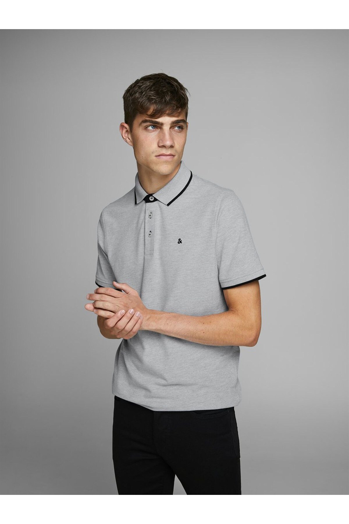 تیشرت یقه پلو مردانه راسته آستین کوتاه | جک اند جونز Jack & Jones 12136668 - تصویر 3