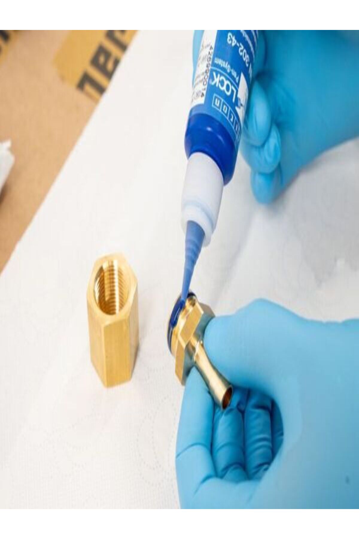 AN 302-43 Vidalı Sabitleyici Mavi – Orta Kuvvet | Sökülebilir (50 ml)