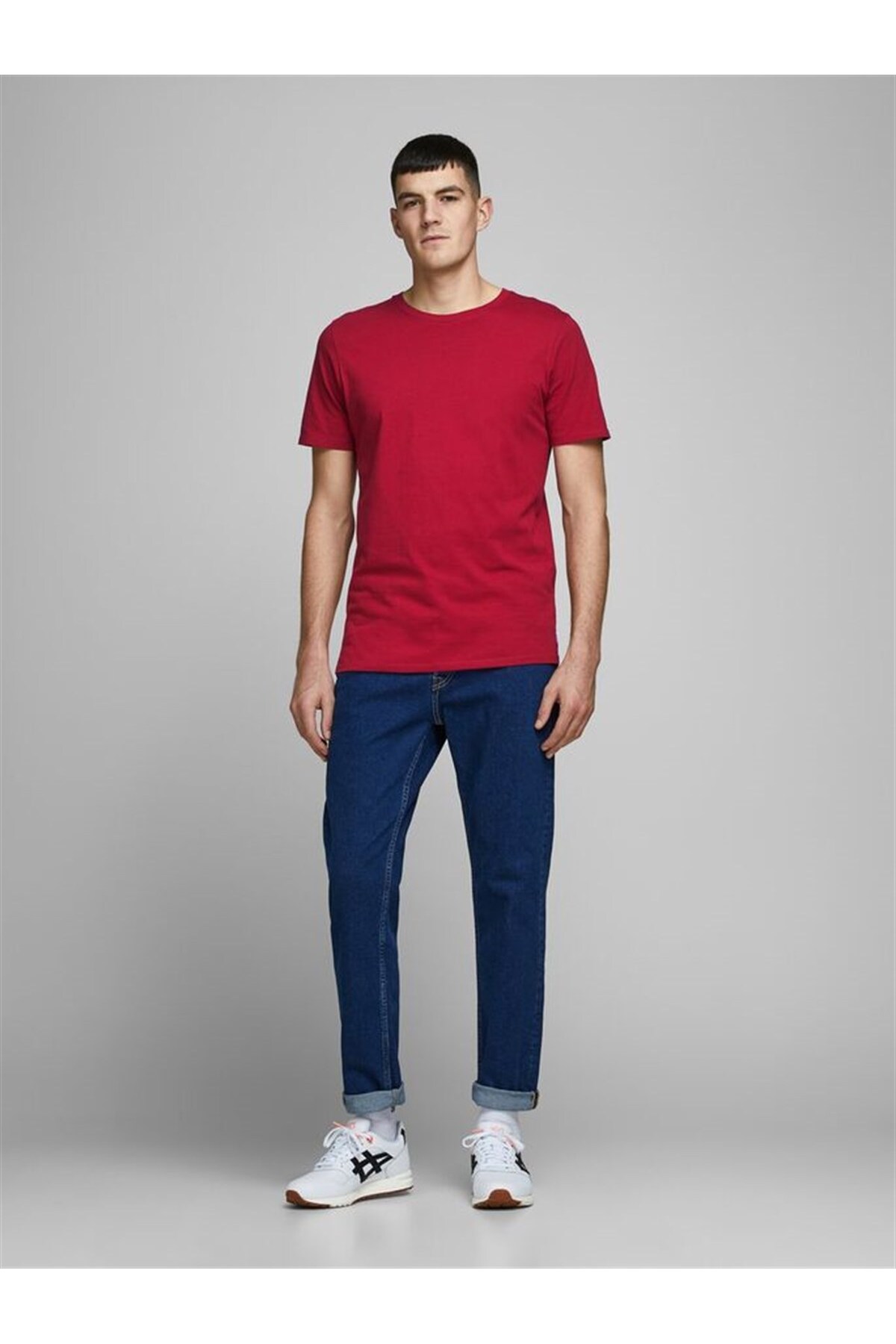 تیشرت مردانه راسته آستین کوتاه | جک اند جونز Jack & Jones 12156101 - تصویر 3