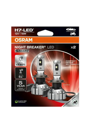 Osram H7 Led Xenon Ampul Takımı Night Breaker Laser Serisi (Speed) 19W 12V |