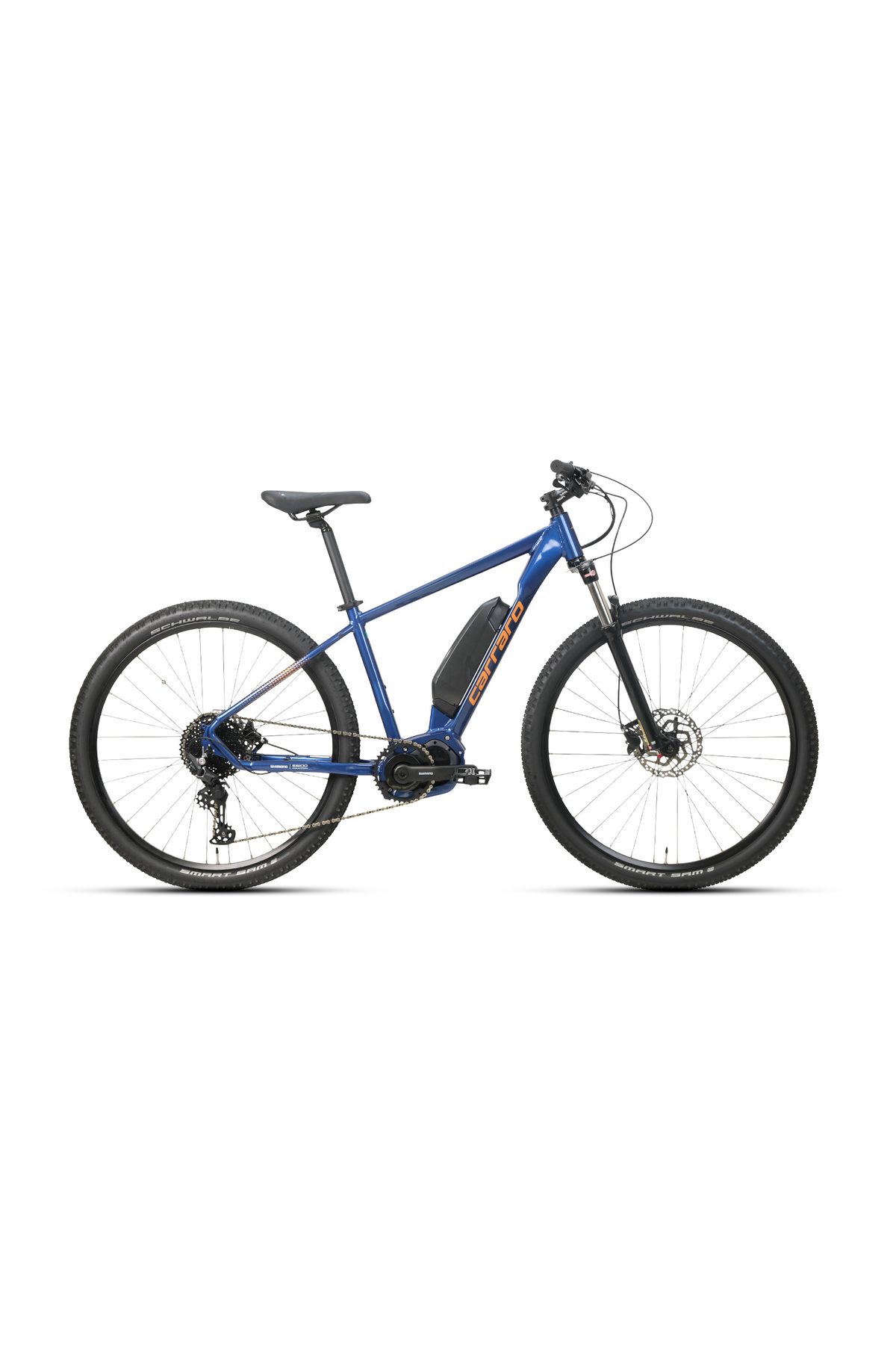 Carraro Vector 9.3 29" 1x11-V HD Elektrikli Dağ Bisikleti - Koyu Mavi-Turuncu-Gri - 52 Cm