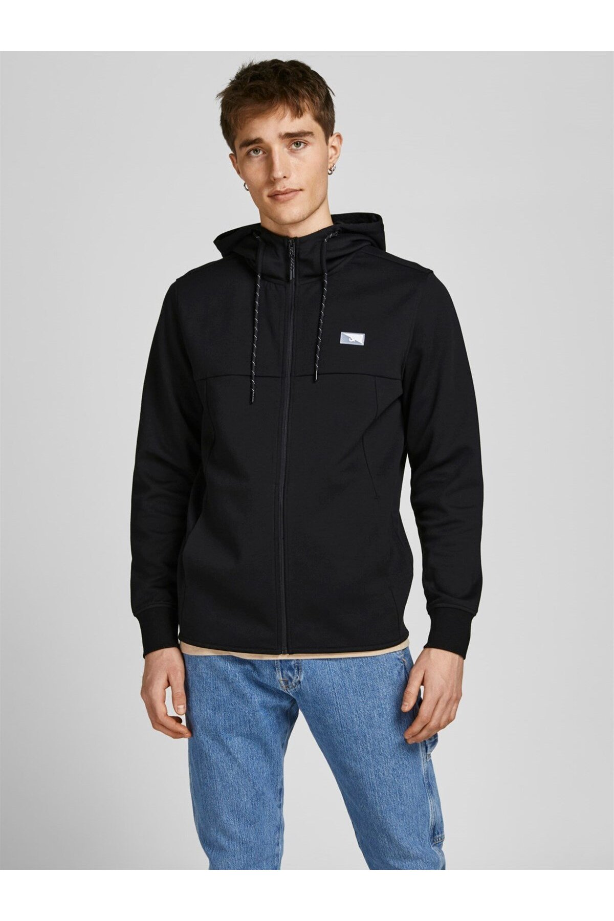 سویشرت مردانه راسته آستین بلند | جک اند جونز Jack & Jones 12204926 - تصویر 3