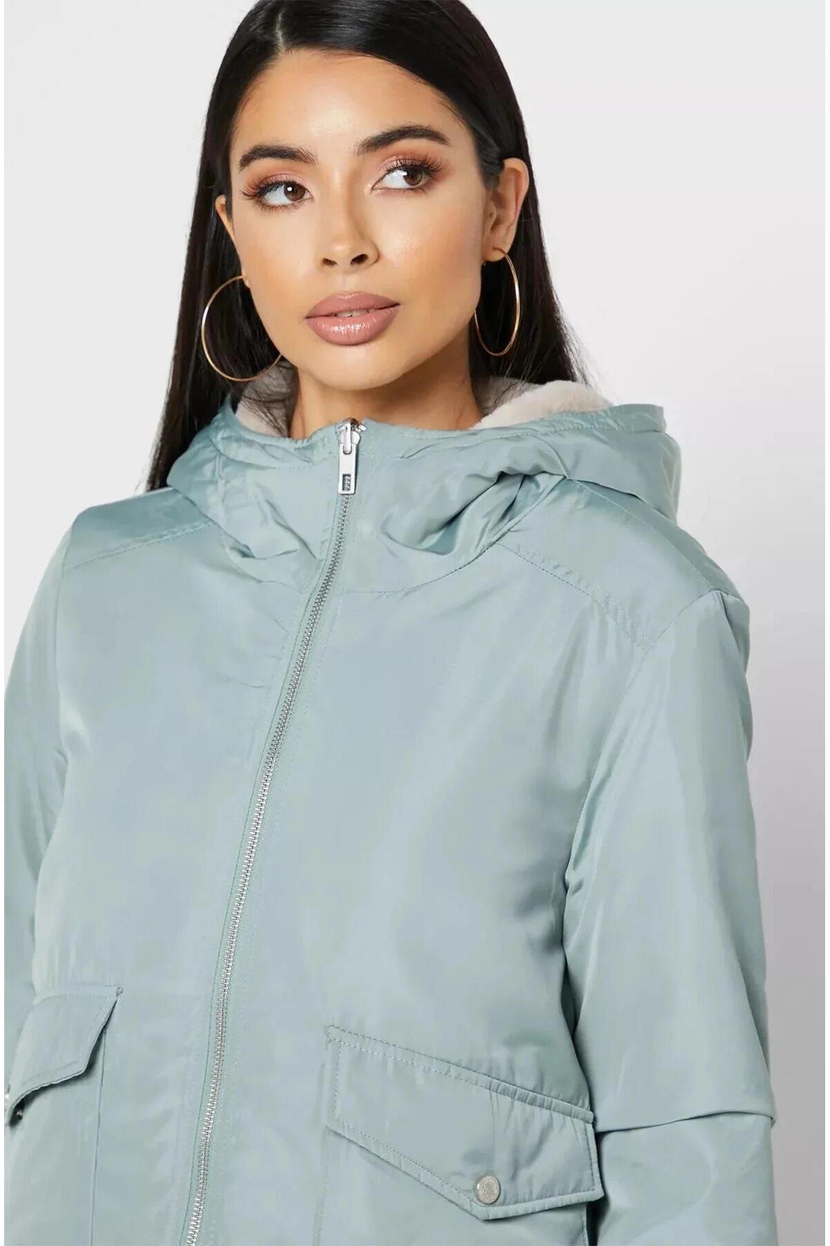 Onlydahlıa Rev. Fur Kadın Mont 15208777 görsel 2
