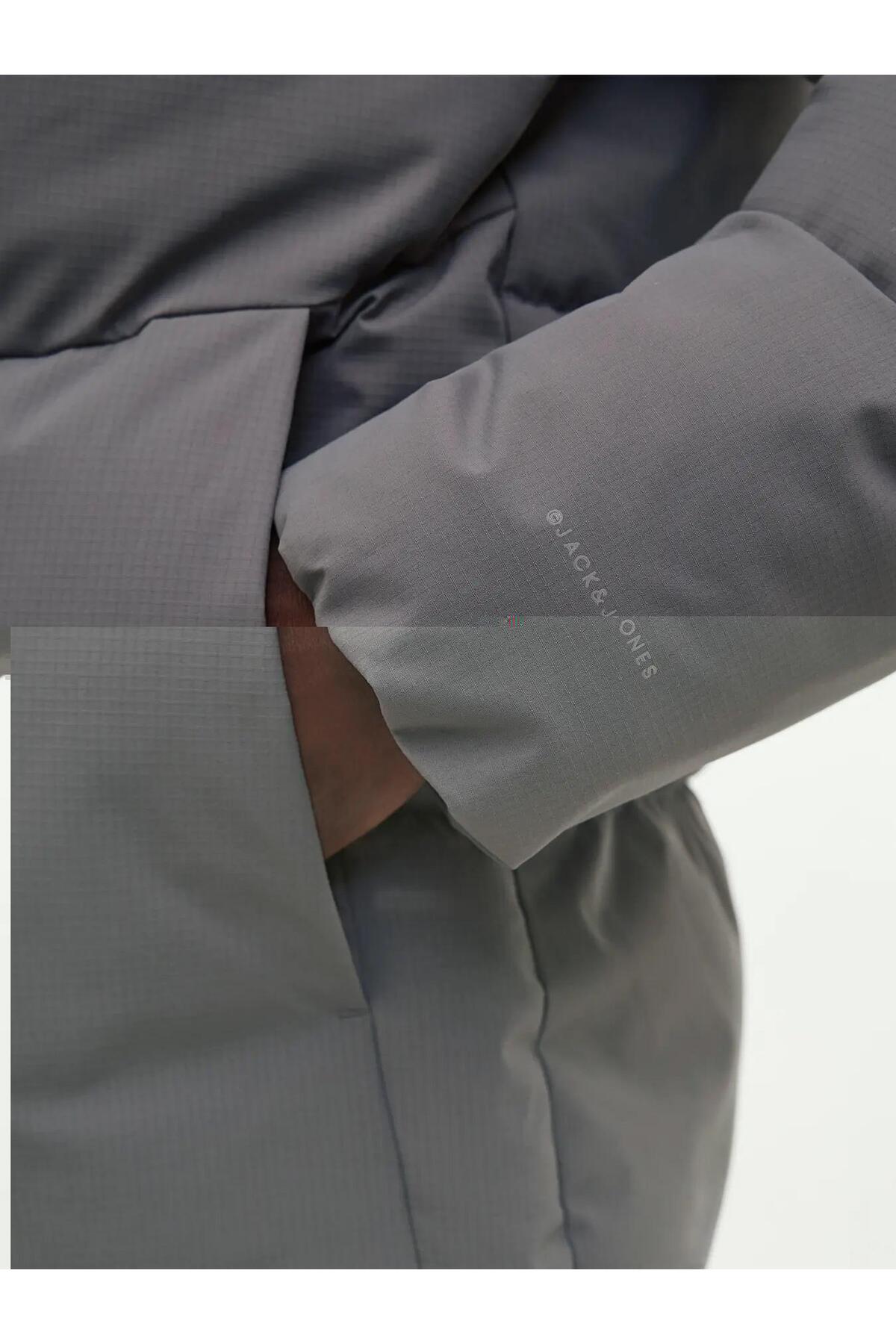 Jack & Jones  Jack&Jones Jjglobal Puffer Erkek Mont 12283517 - Görsel 4