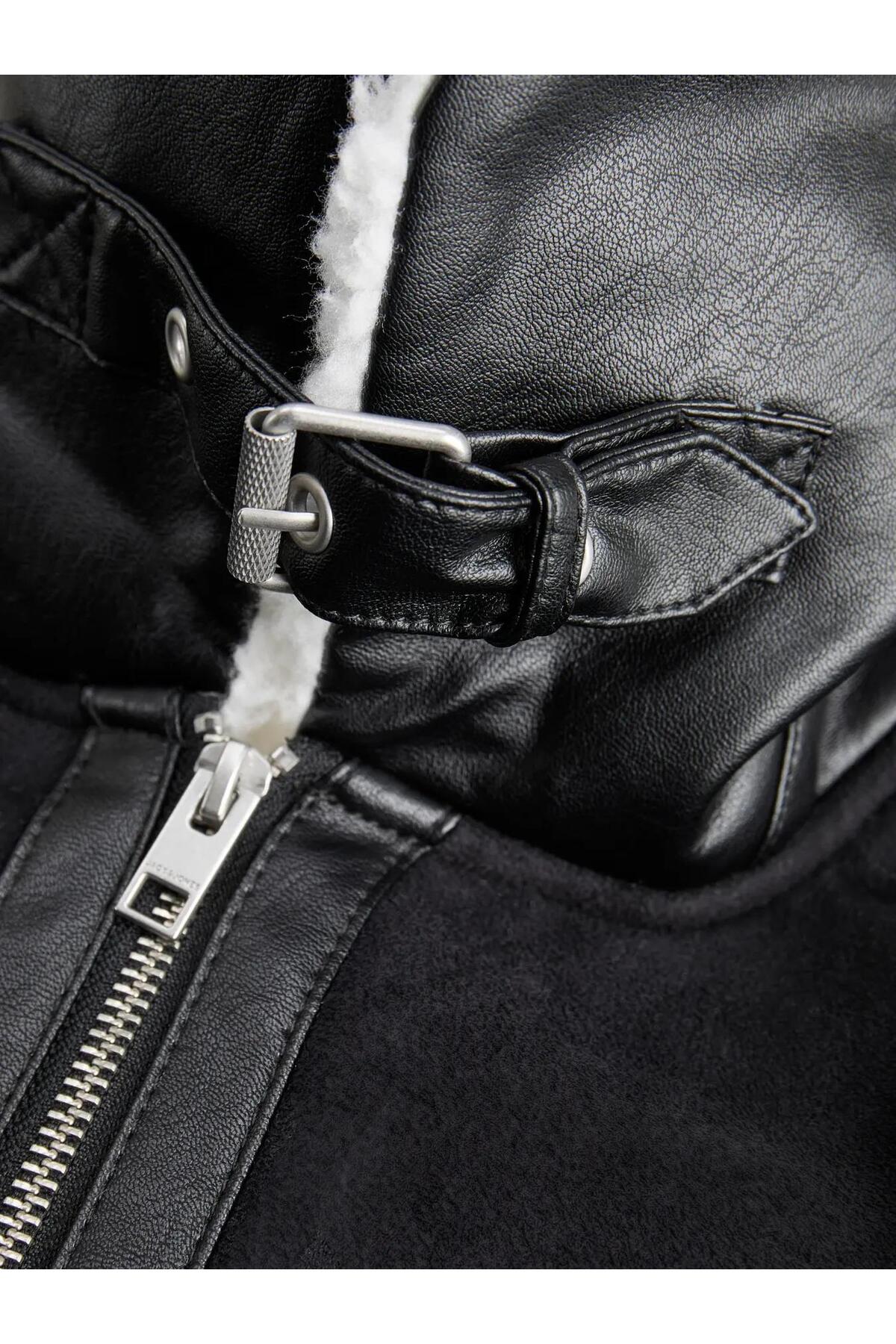 کاپشن مردانه راسته آستین بلند | جک اند جونز Jack & Jones 12279379 - تصویر 2