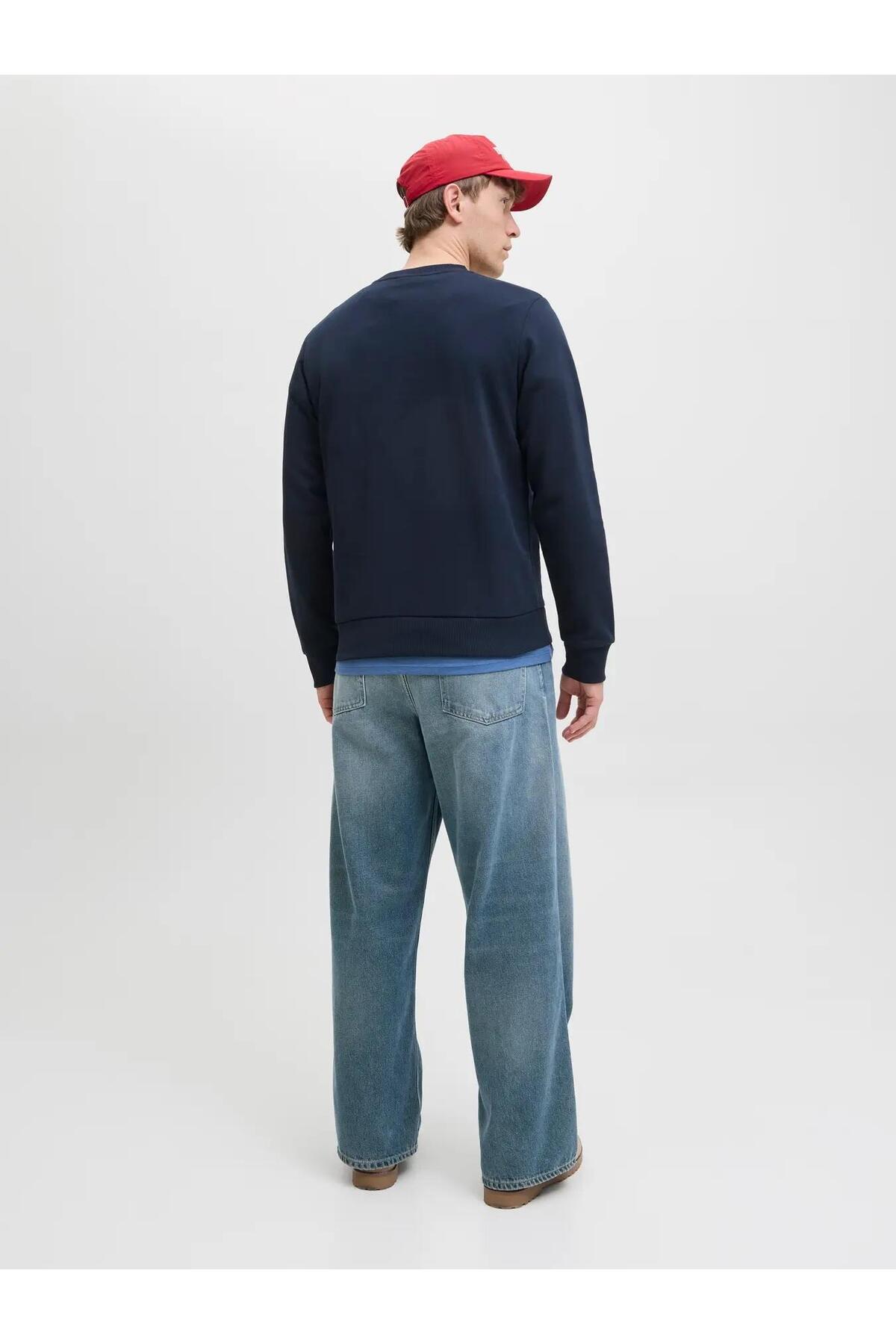 سویشرت مردانه راسته آستین بلند | جک اند جونز Jack & Jones 12279256 - تصویر 4
