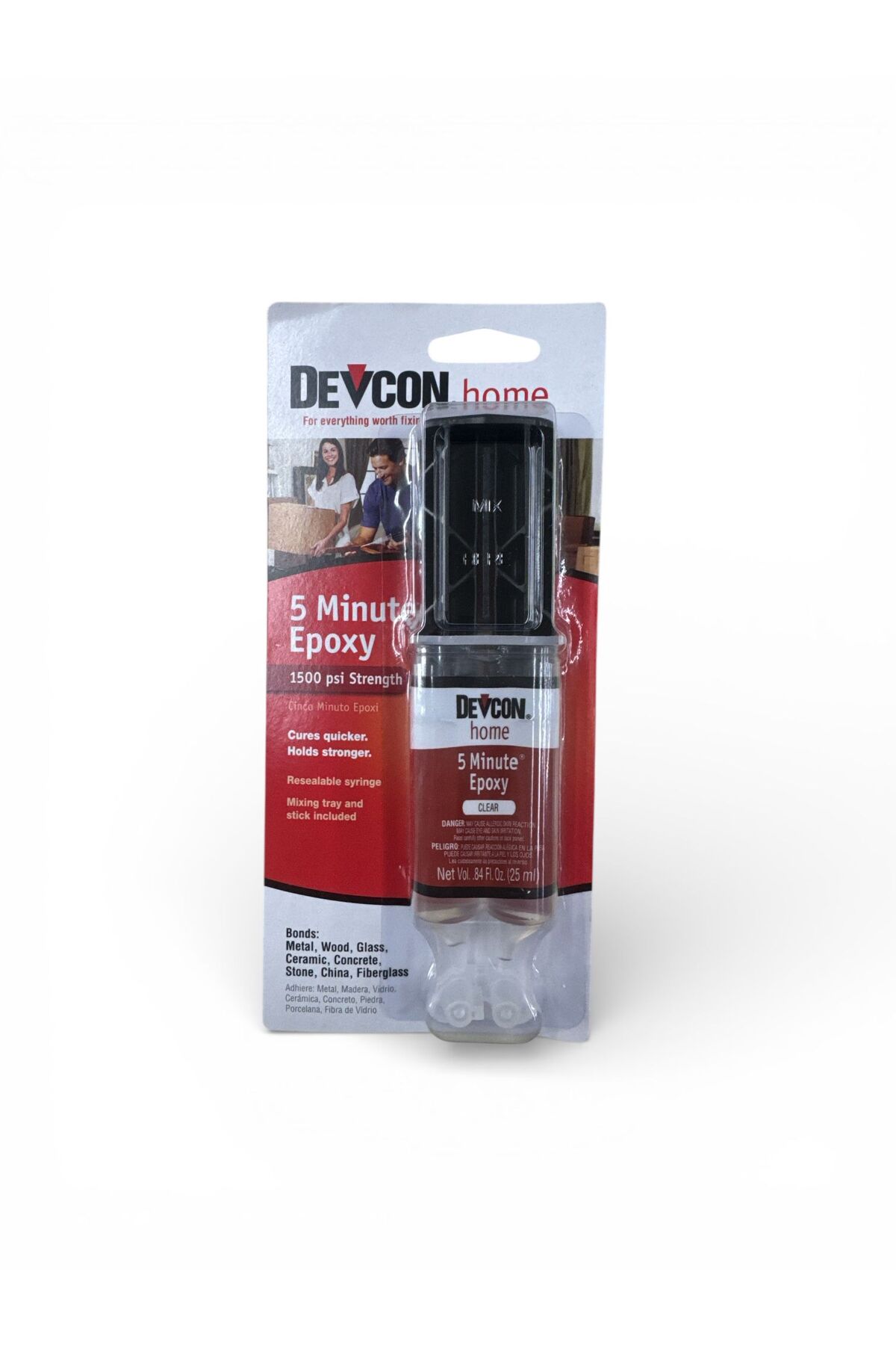 Home 5 Dakika Epoksi – Hızlı Kürlenen Şeffaf Epoksi Yapıştırıcı (25 ml)