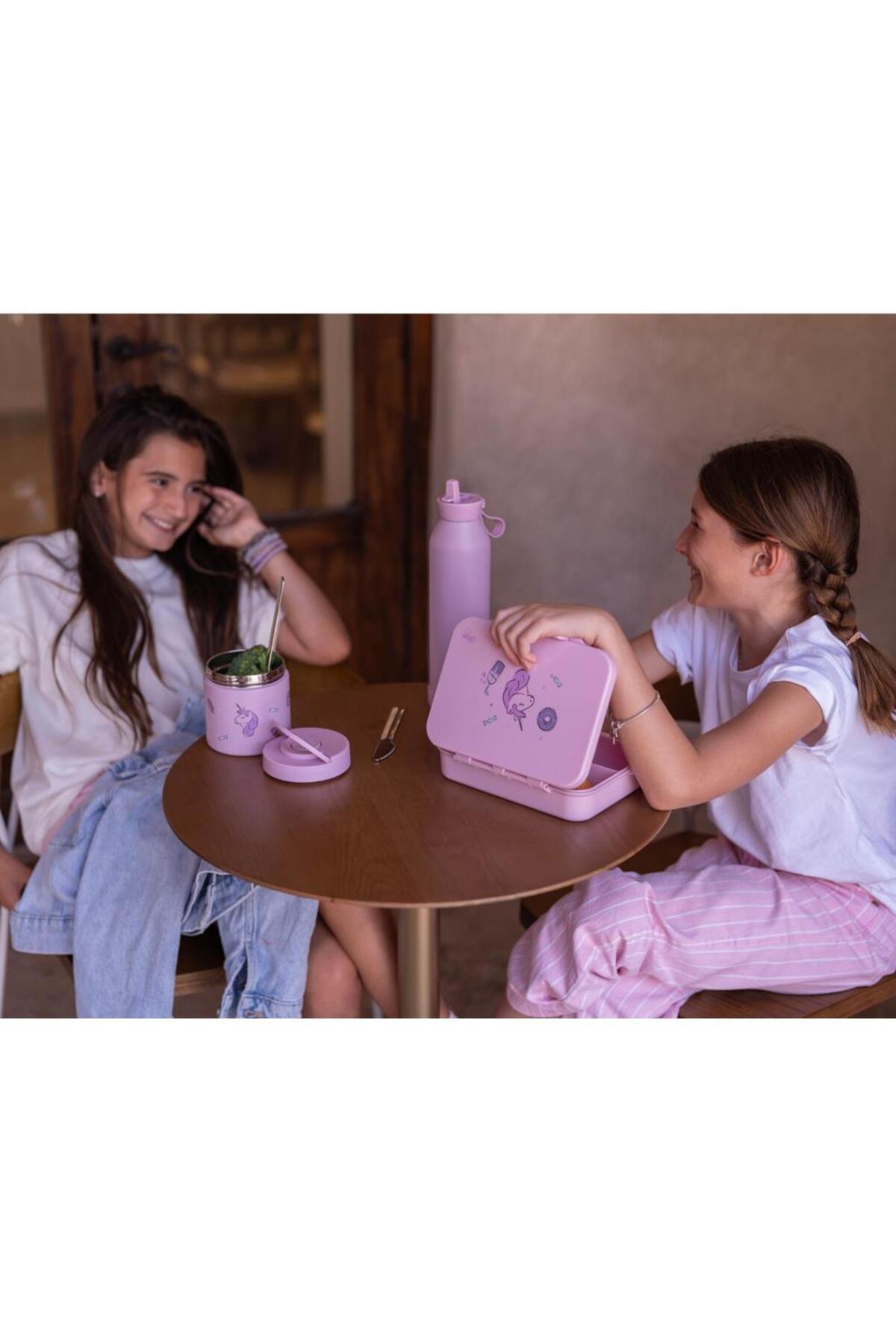 Citron Vakumlu Paslanmaz Çelik Yemek Termosu 350 ml - Unicorn fotoğrafı 7 (önizleme)