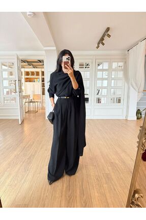 MODA Şallı Gömlek Pantolon Takım