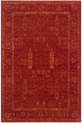 Cool Halı Şahmaran Kırmızı Etnik Desenli Dokuma Dört Mevsim Modern Silinebili...