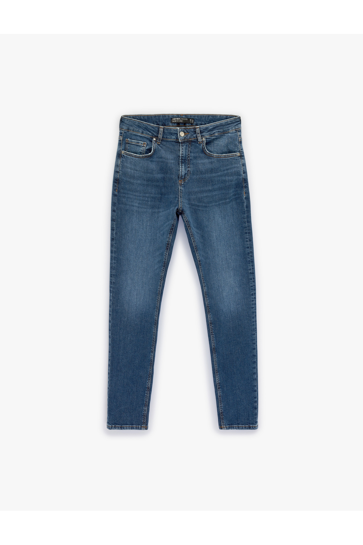 Koton  Normal Bel Slim Fit Jean Pantolon - Brad Jean - Görsel 4