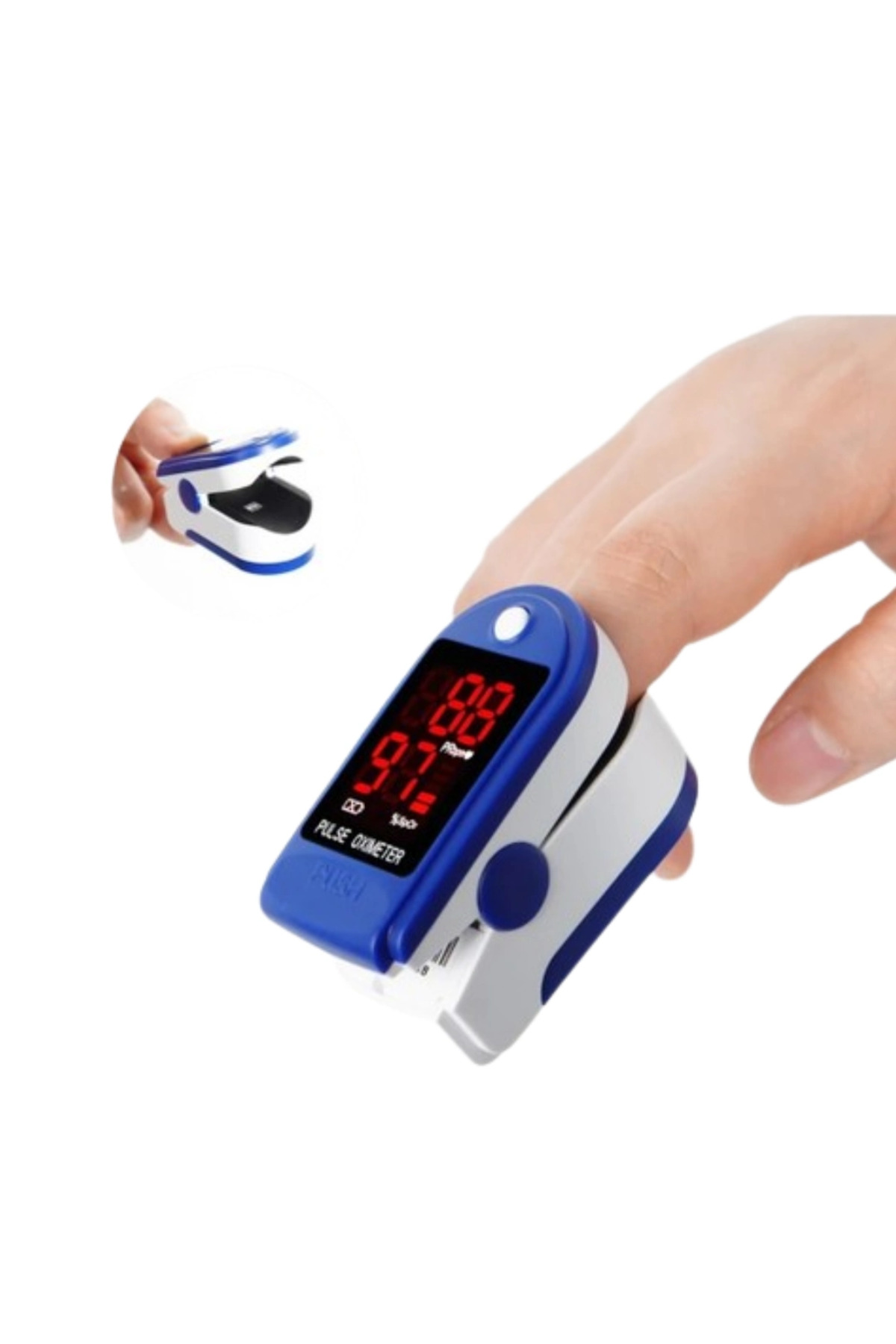 Epilons Kolay Kullanımlı Parmak Tipi Pulse Oksimetre Ev Tipi Kullanım fotoğrafı 5 (önizleme)