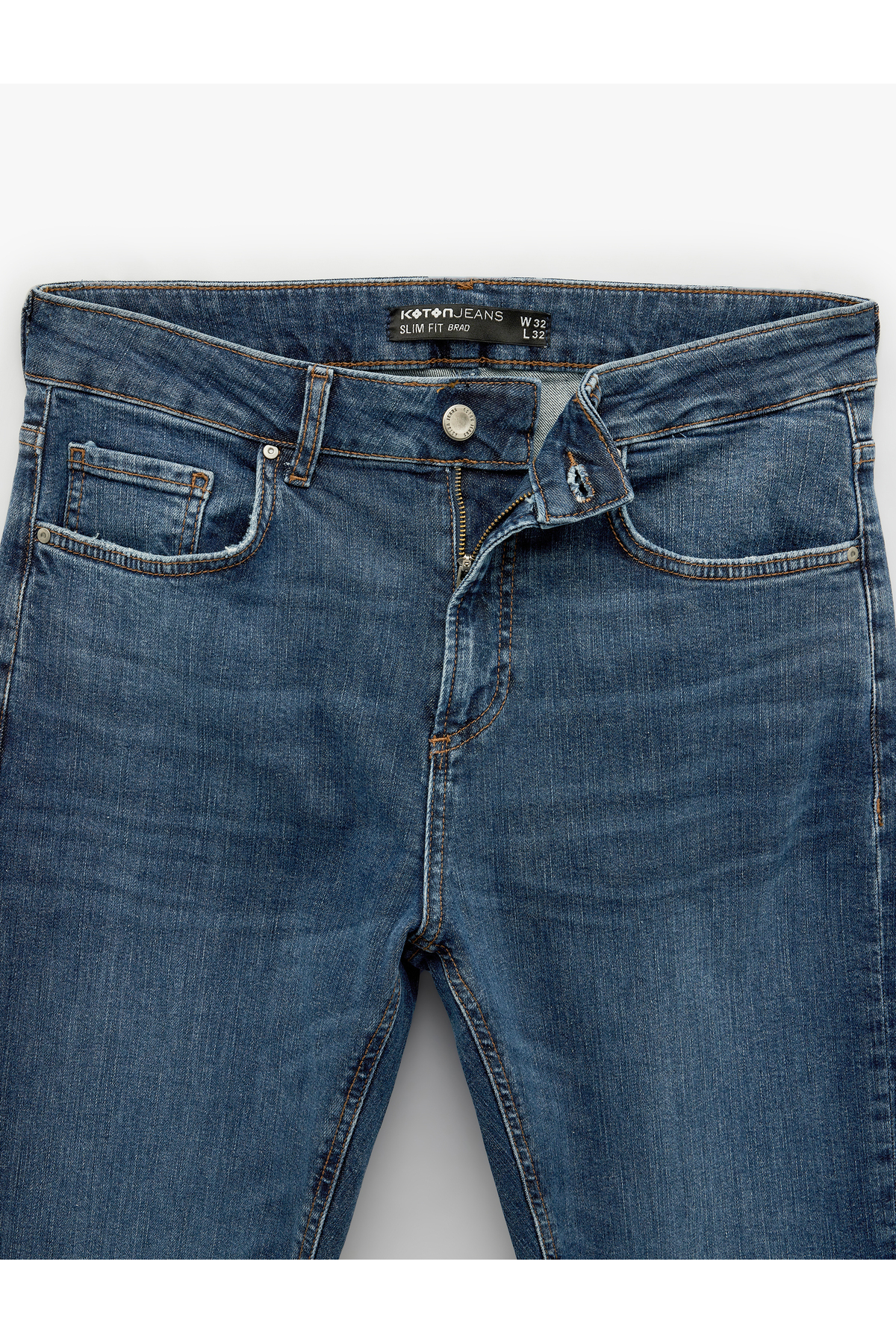 Koton  Normal Bel Slim Fit Jean Pantolon - Brad Jean - Görsel 7