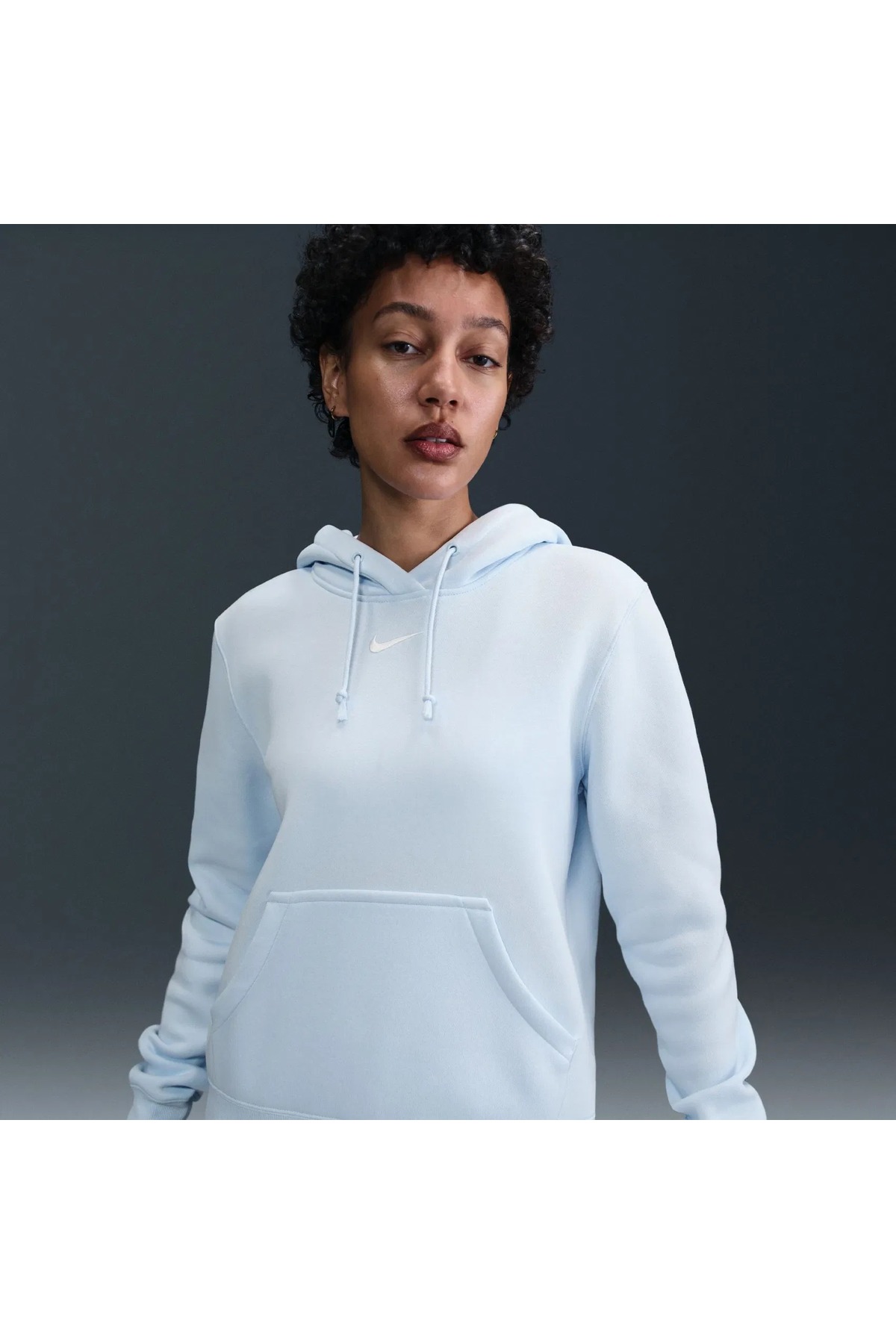Nike Phoenix Fleece Po Hoodie Kadın polarlı normal kesim