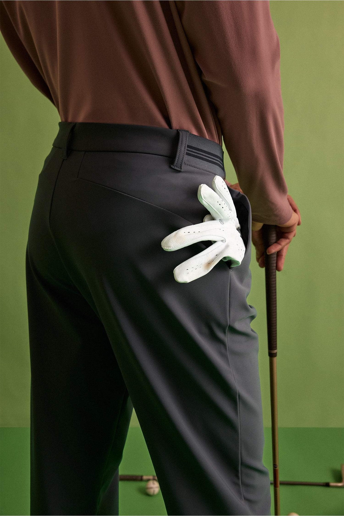 Standard Fit Trousers F9081AX26SP — خاکستری — تصویر 5 از 5