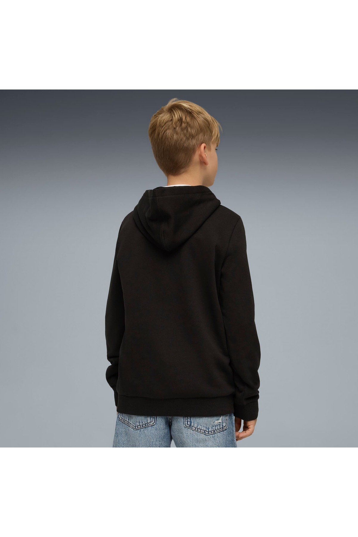 Puma BMW M MOTORSPORT ESSENTIALS Genç Kapüşonlu SWEATSHIRT görsel 3