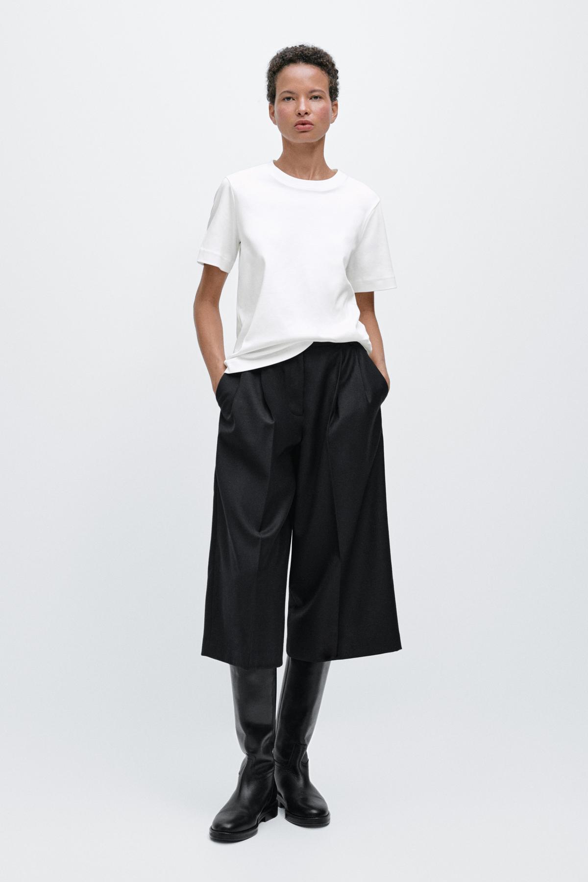 Massimo Dutti  %100 pamuklu ve kısa kollu t-shirt