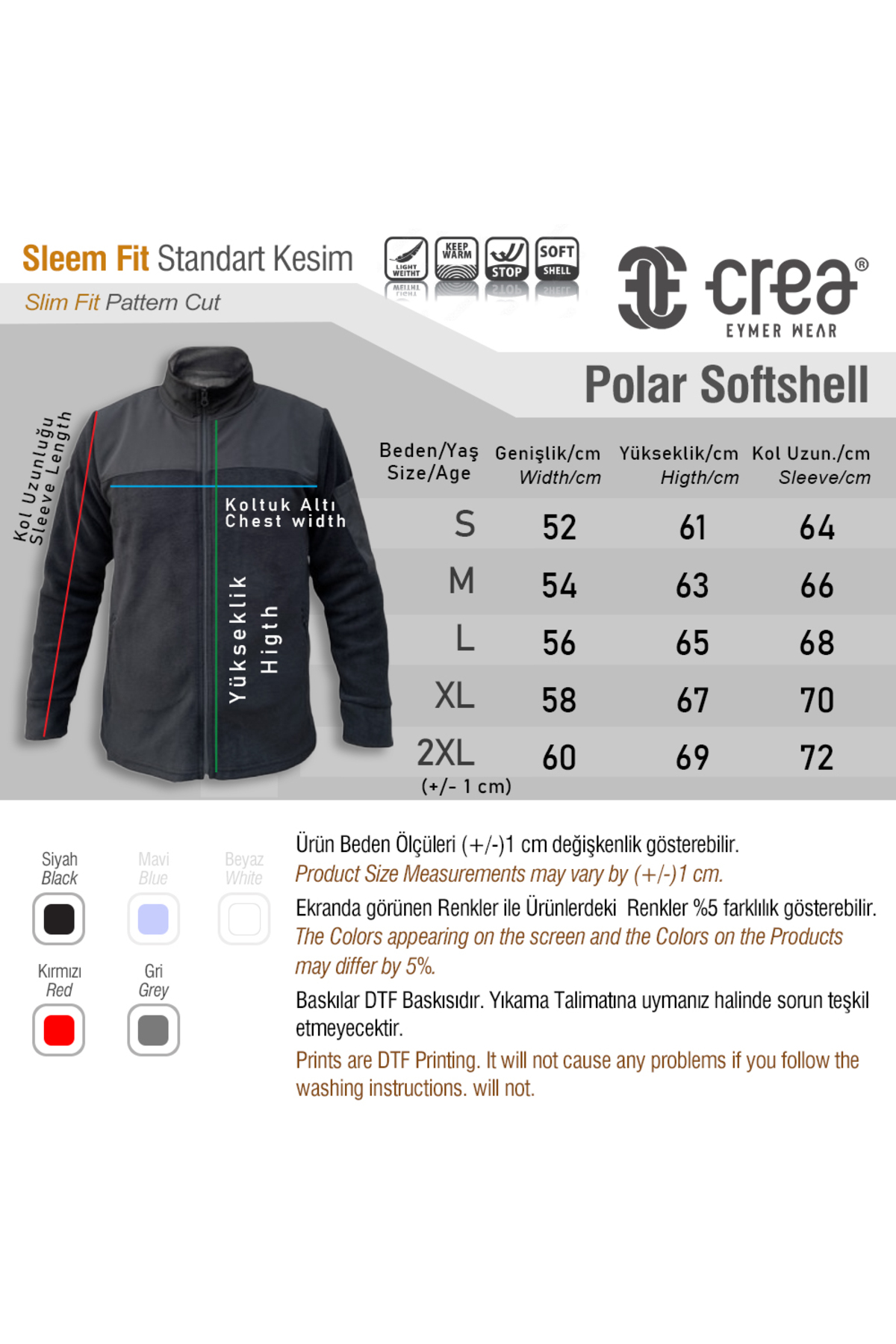Deniz Kuvvetleri Amblem Tasarımlı-Military-Tüylenme yapmayan Softshell Polar Mont Haki — مشکی ssh-hk-022 — تصویر 6 از 6