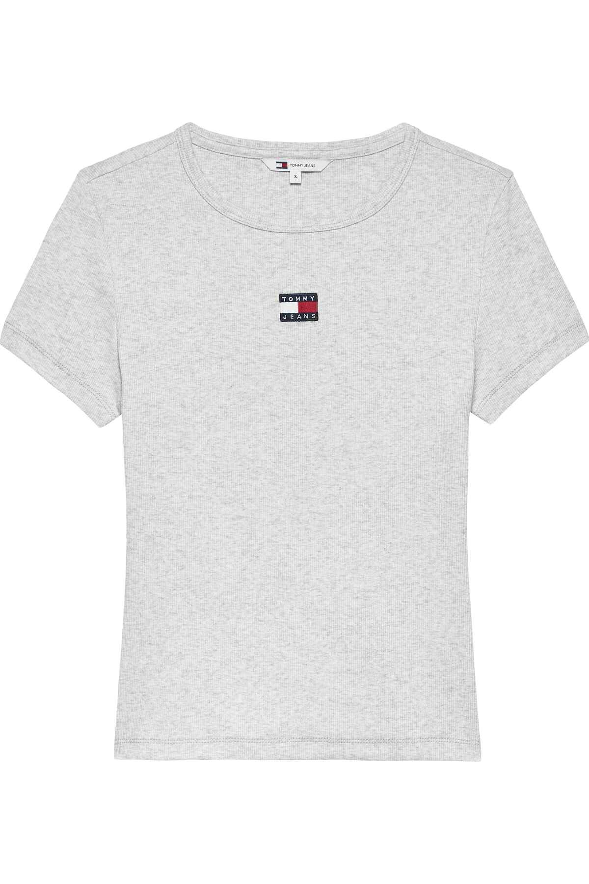 Tommy Hilfiger Dámské bavlněné tričko s logem značky a cyklistickým límcem, š...