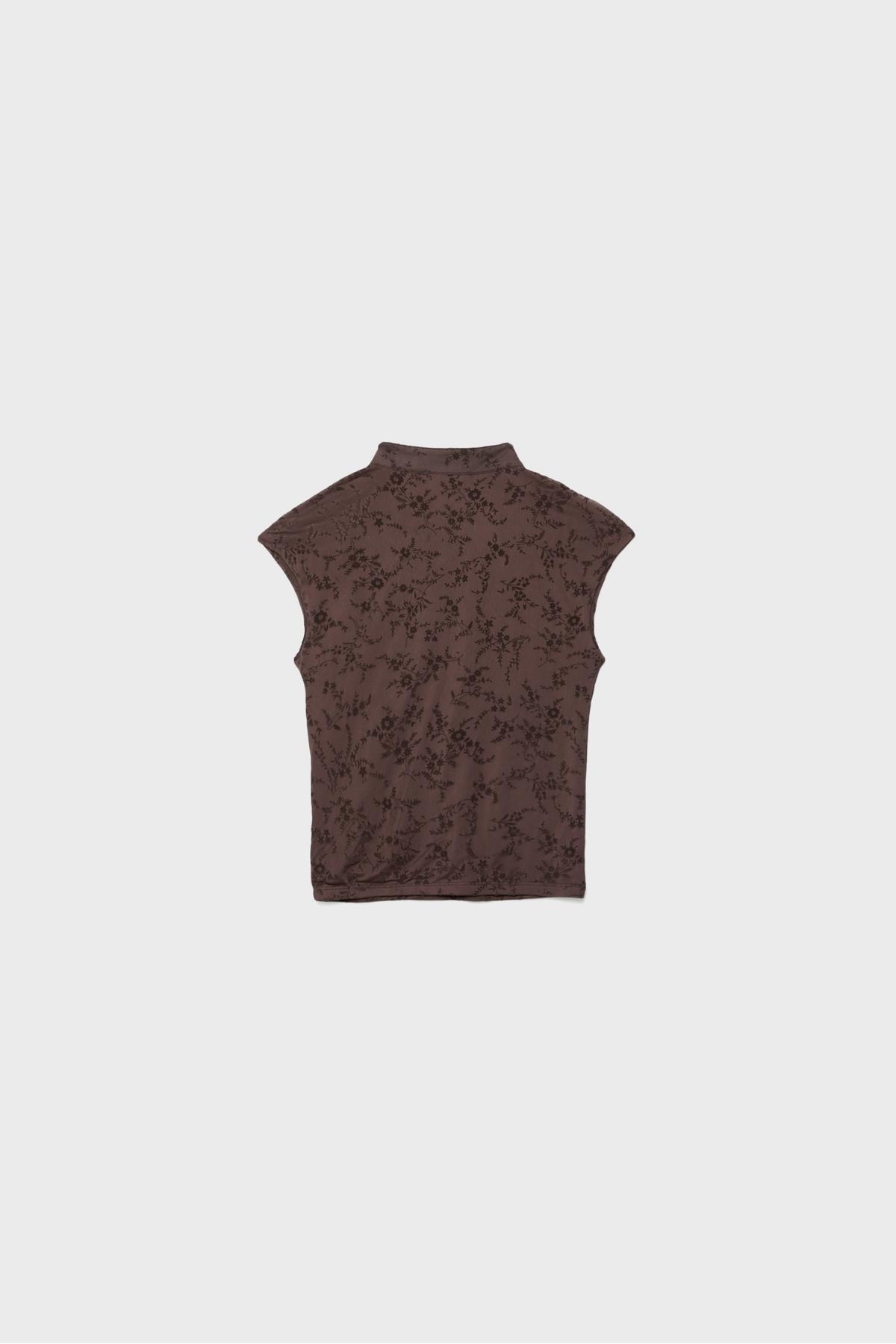 Stradivarius  Floklu qipao tarzı t-shirt - Görsel 4