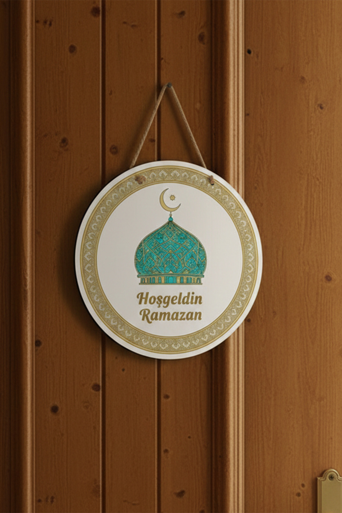 Lüks Ramazan Kapı Süsü - İslami Dekorasyon Hoşgeldin Ramazan 3