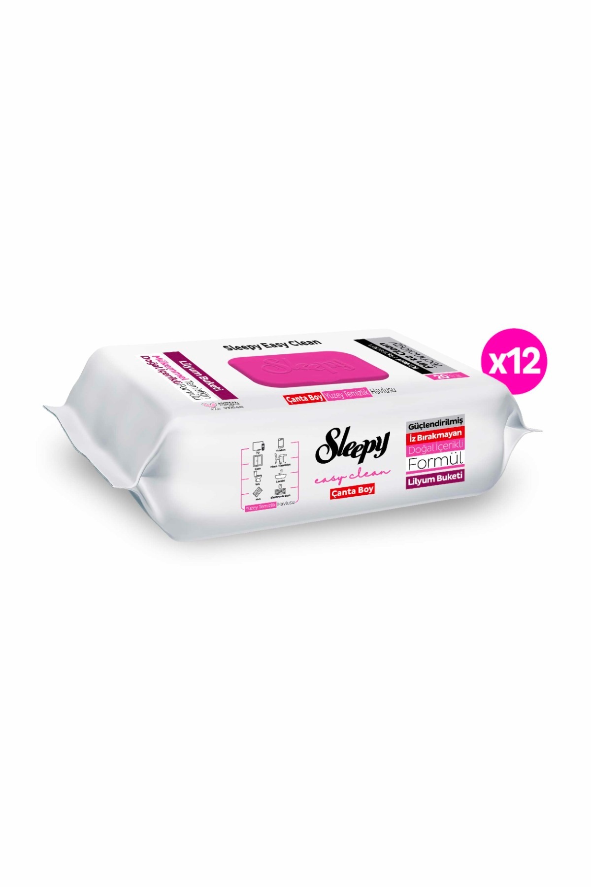 دستمال تمیزکننده سطح لیلیوم با قابلیت شستشو سایز 12x20 (240 برگ)
