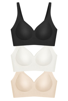 Cottonhill Seamless Bra - Slight | Lazer Kesim Dikişsiz Dilim Detaylı Balensi...
