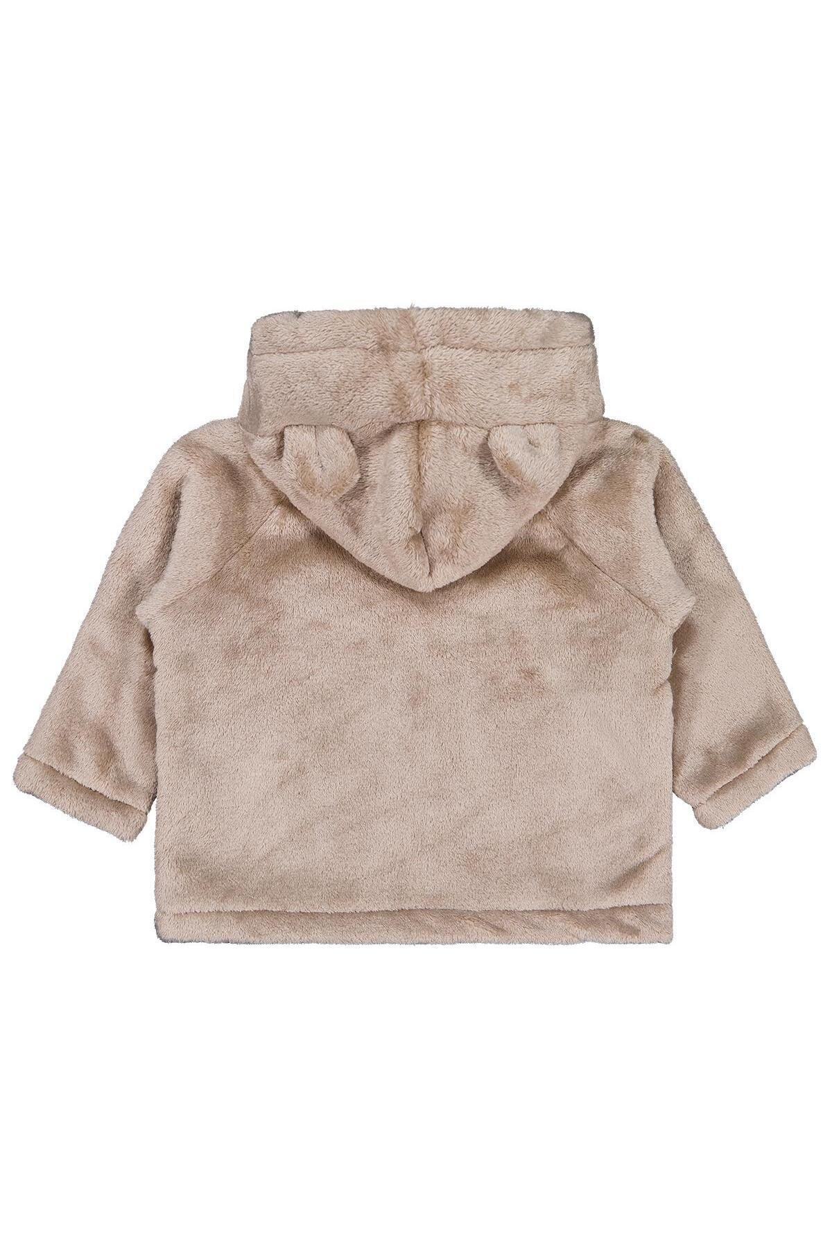 Civil Baby Mobıl Kulaklı 6-18 Ay Hırka - Kahverengi 12-18 Ay fotoğrafı 2 (önizleme)