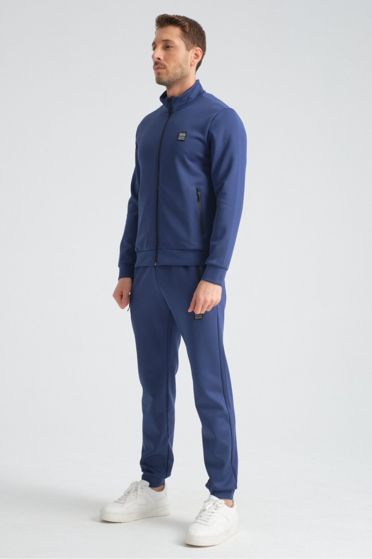 ست لباس ورزشی مردانه Indigo Scuba Seasonal Regular Fit — خاکی SH50009 — تصویر 5 از 7