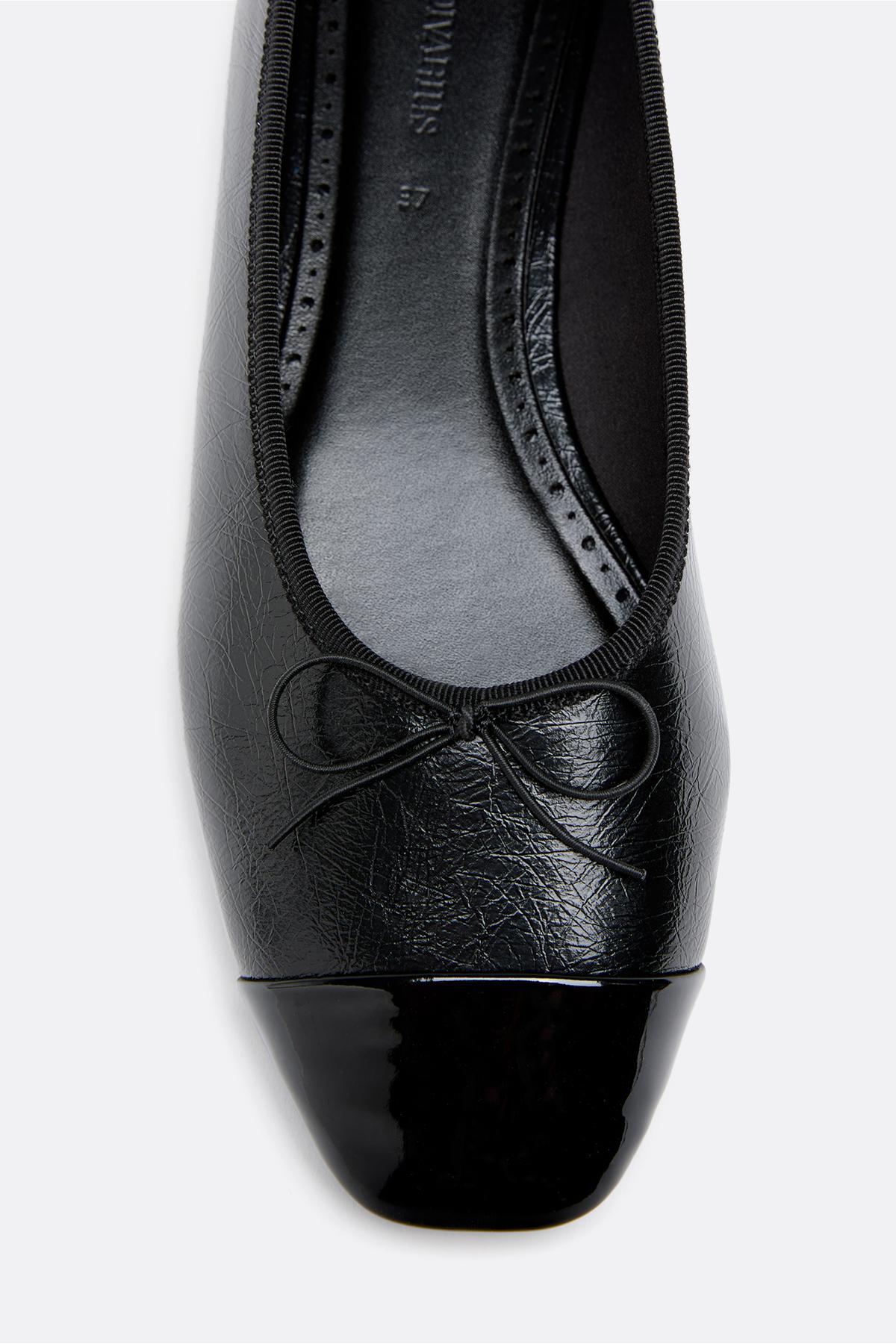 Stradivarius  Fiyonk burunlu babet - Görsel 5