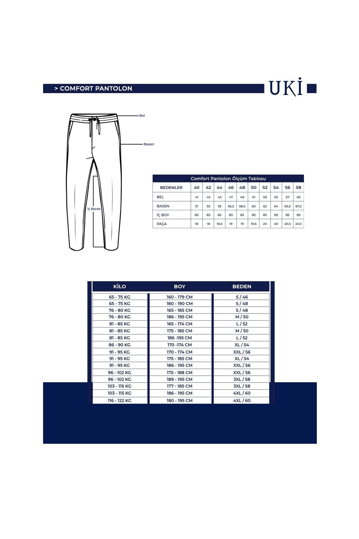 Uki  LACİVERT Comfort Fit Jogger Pantolon - Görsel 6