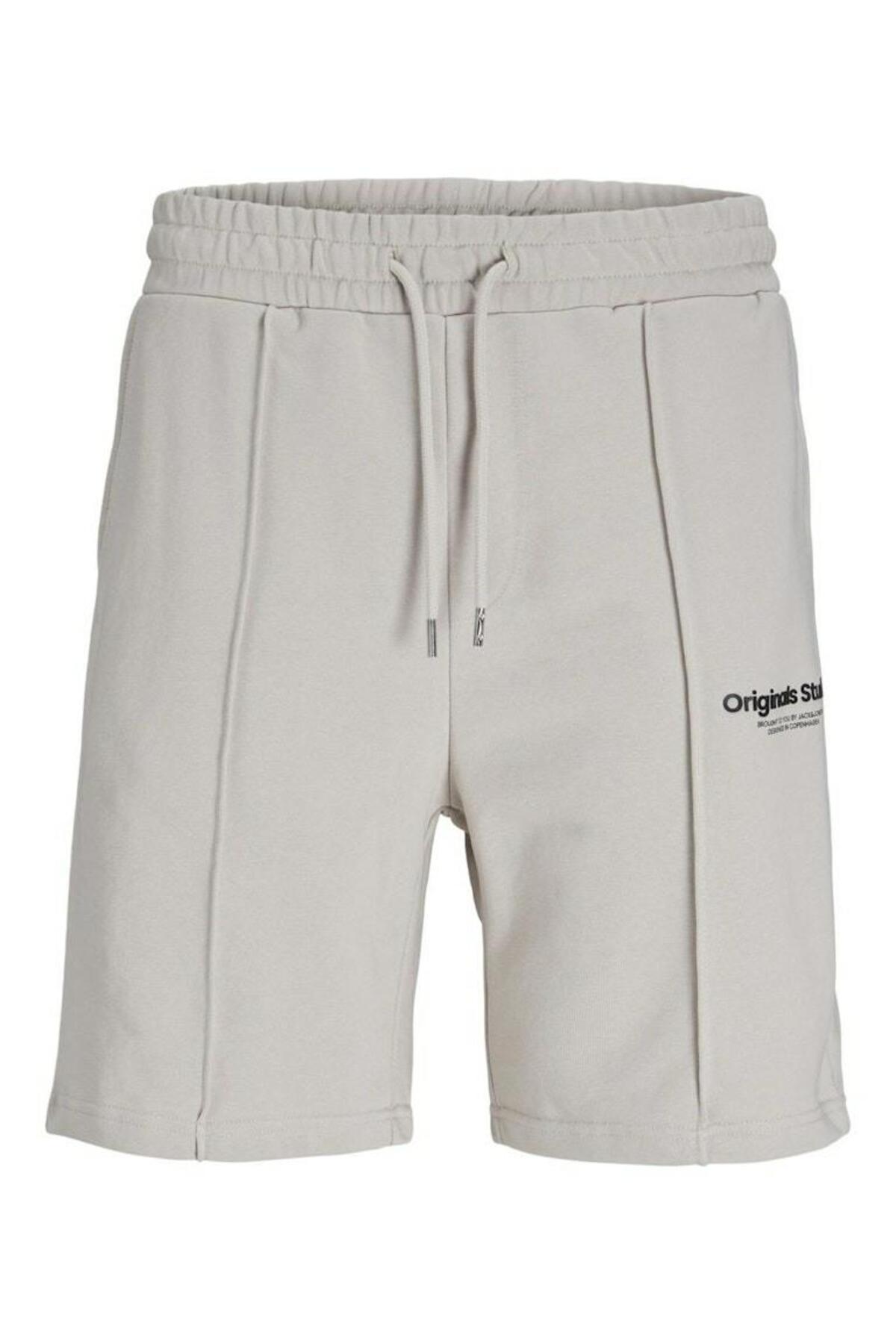 Jpstkane Jjvesterbro Swea Men's Beige Shorts