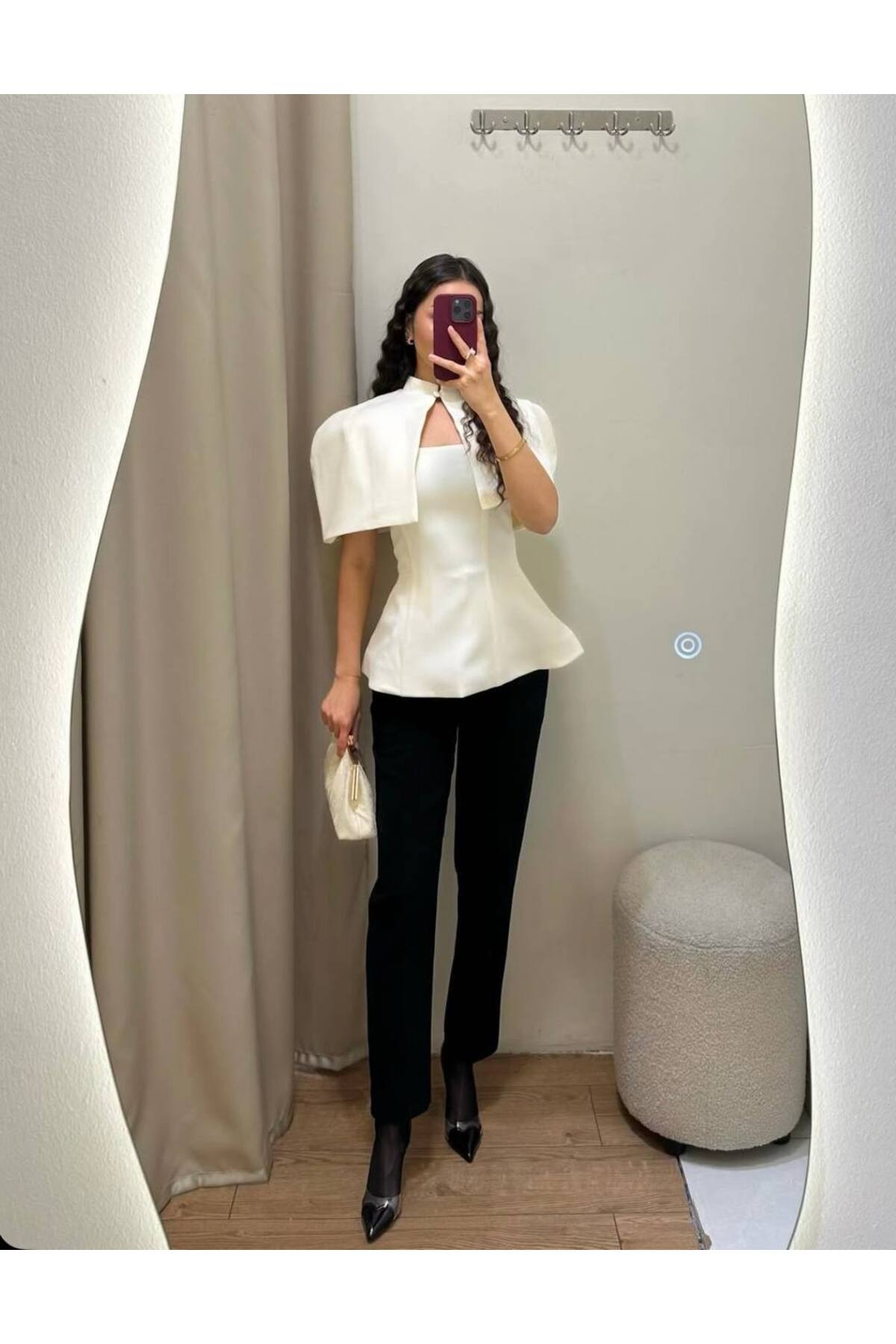 Butik Beyza  Boleralı İki Parçalı Tasarım Bluz - Görsel 2