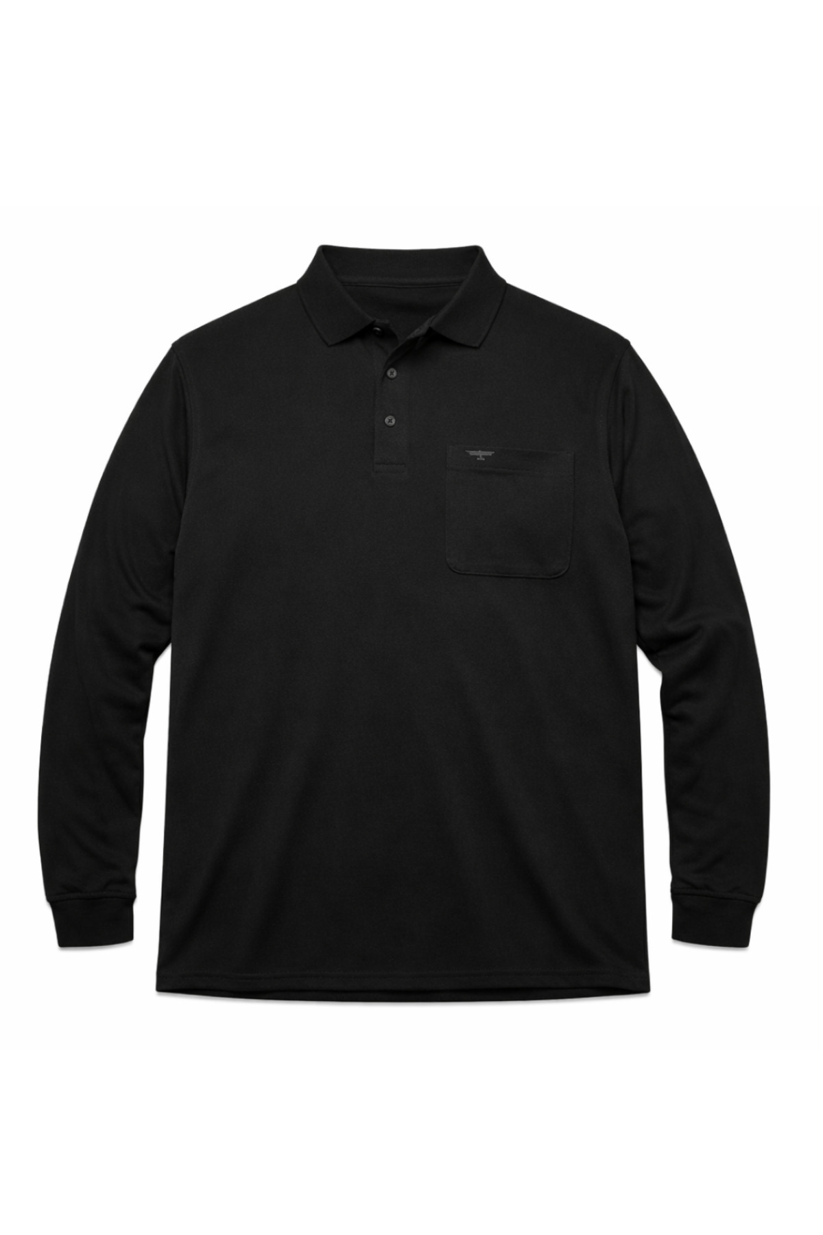 BattalModa Erkek Büyük Beden Siyah Polo Yaka Pike Tişört 3XL-8XL görsel 4
