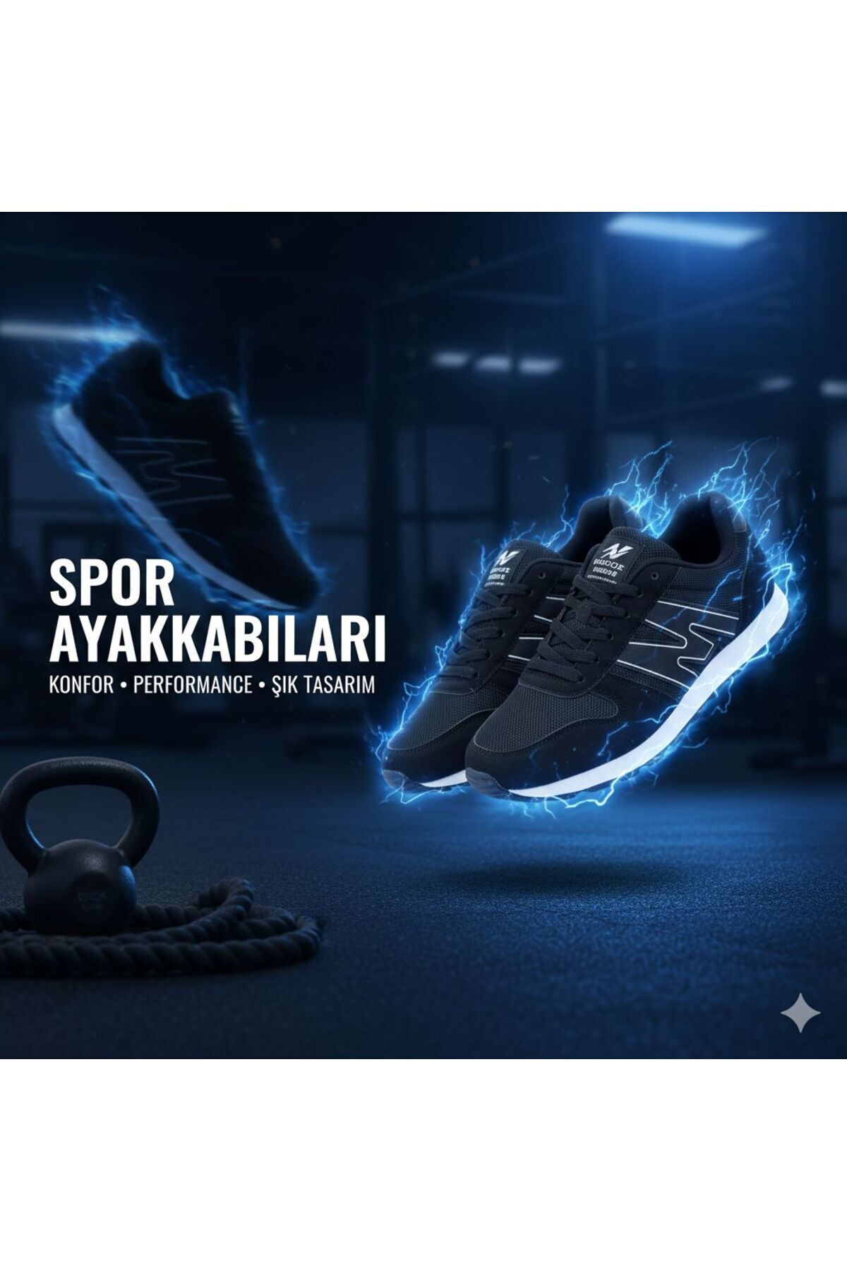 Unisex Spor Ayakkabı Günlük Rahat Ve Esnek — خاکستری 011MDL — تصویر 6 از 7