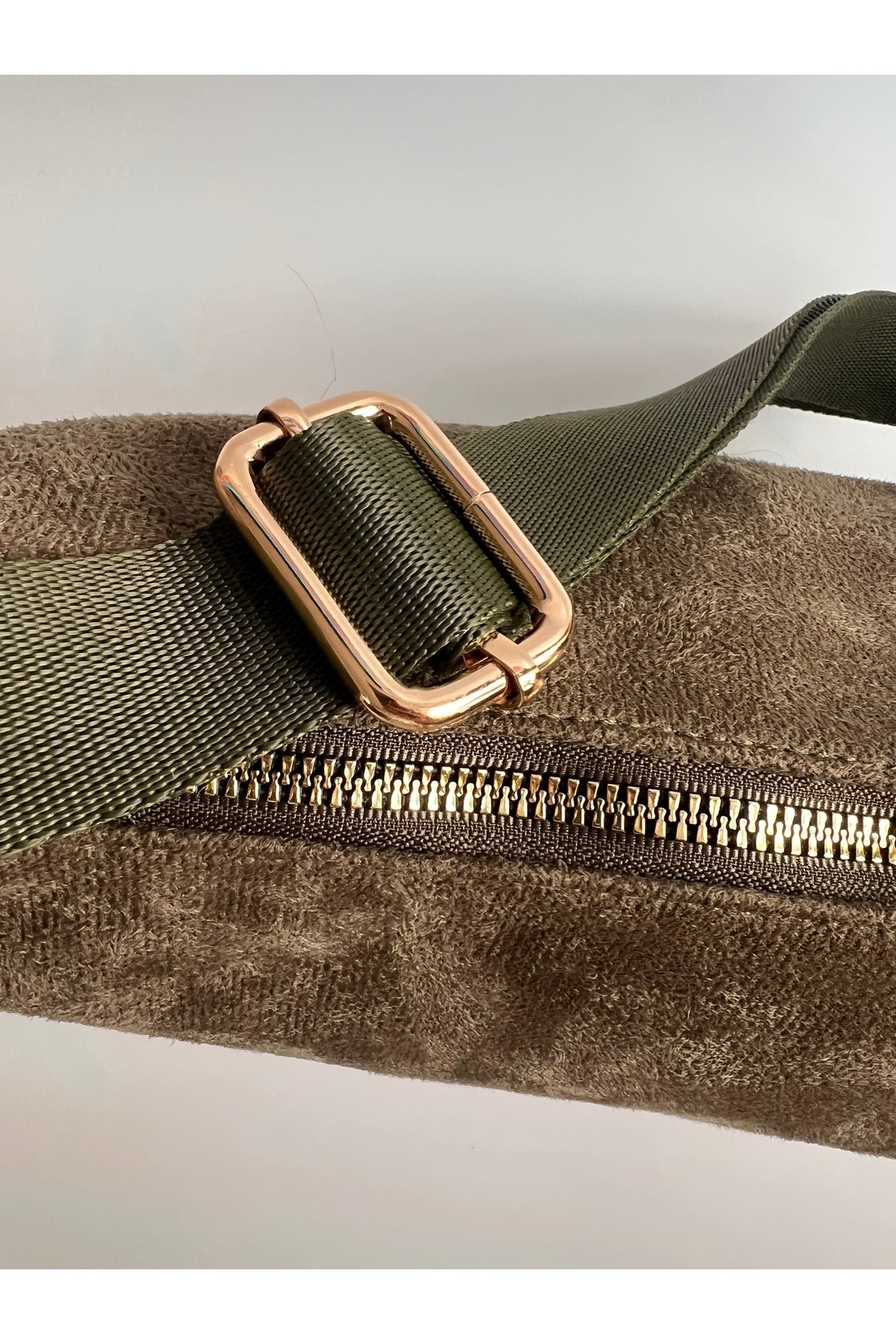 Wagna Süet Luna Bag Haki Çanta görsel 3
