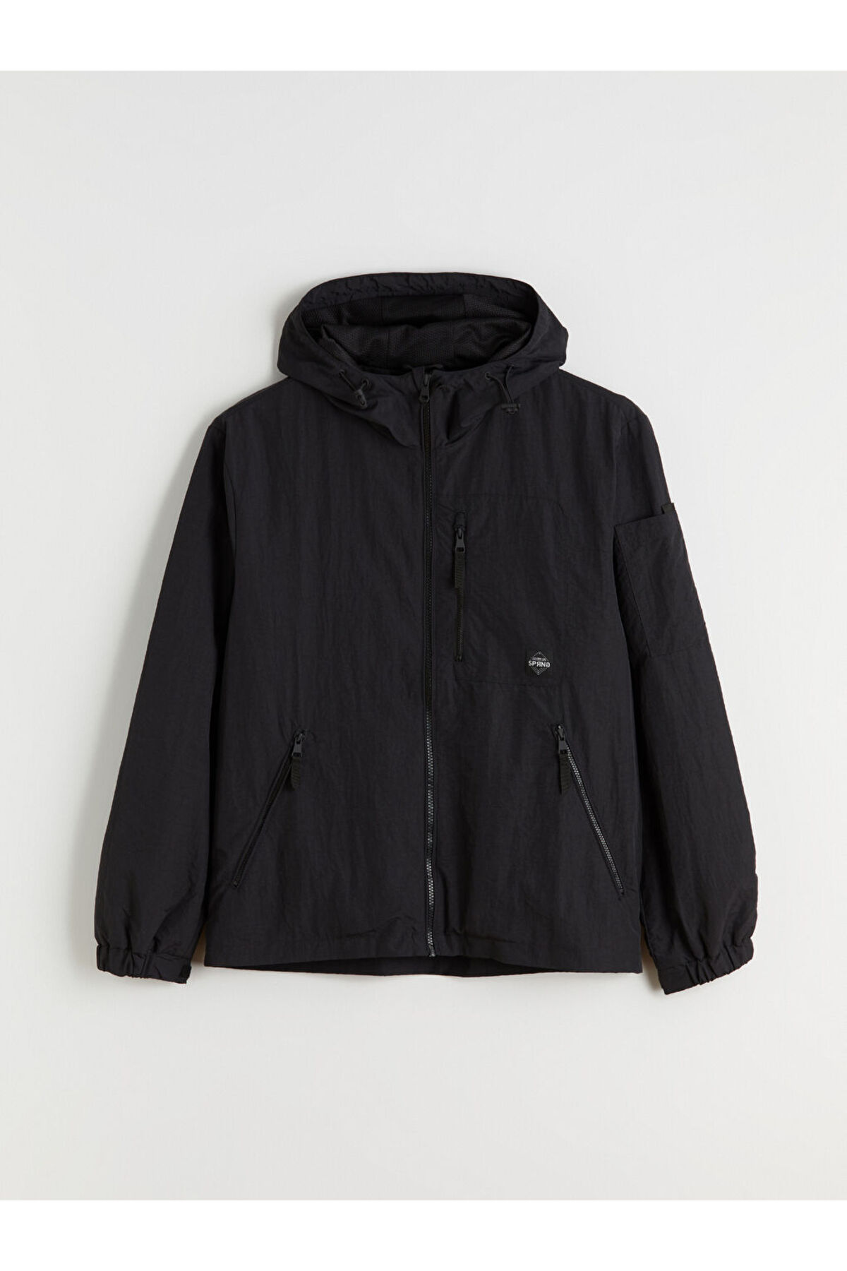 بارانی مردانه Black Standard Fit — رنگارنگ TYCB5B396719D7C8C03DF7100 — تصویر 6 از 7