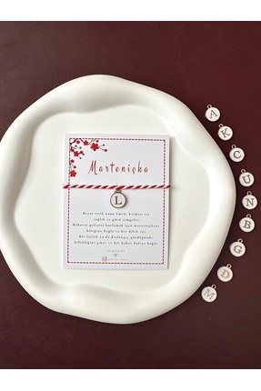 the canelif accessories Kartlı Marteniçka Bileklik - Ayarlanabilir, Şans Geti...