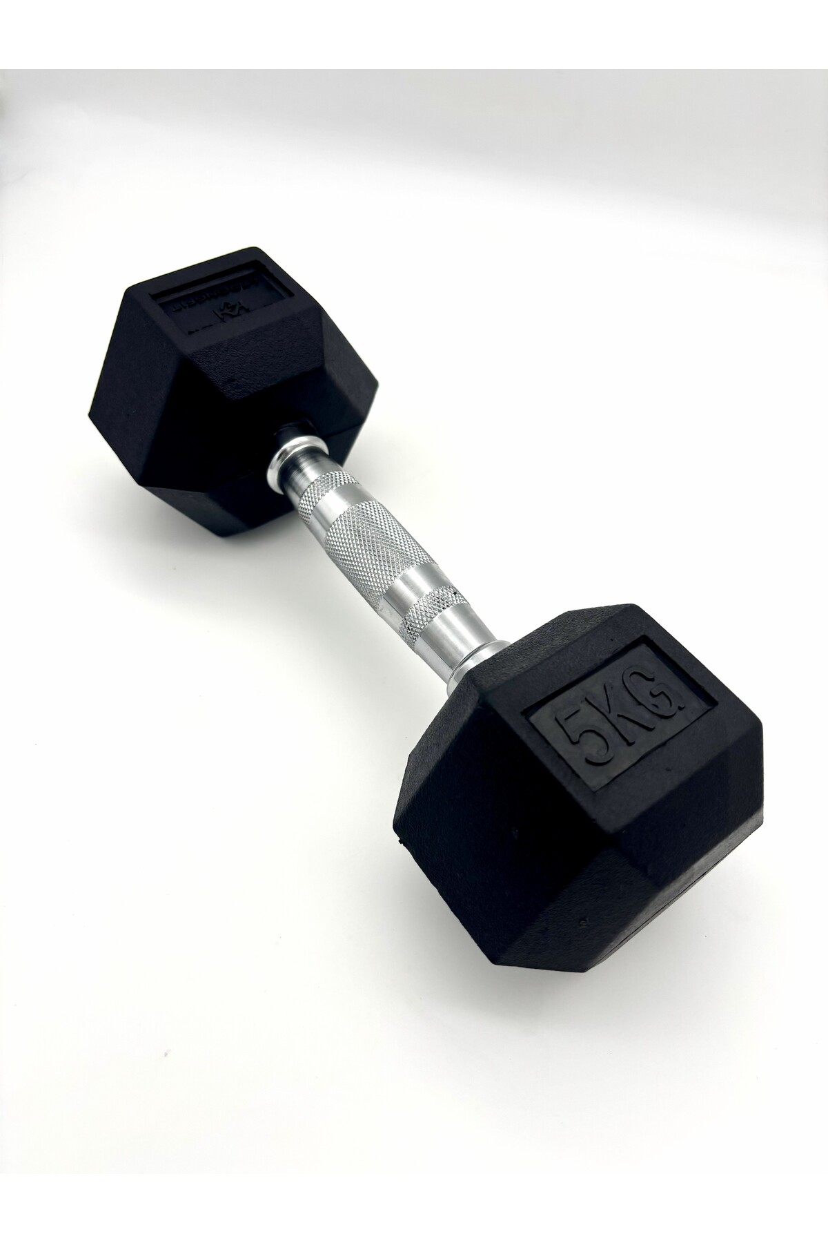 ALİN Sport 5 kg Kauçuk Profesyonel Olimpik Hex Dumbbell ( Hex