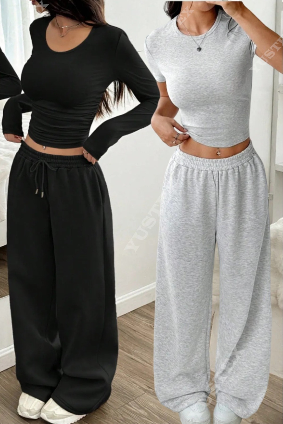 Summer Women's Sportswear Good Quality Loose Fit Stretchy Comfortable Fabric Sweatpants