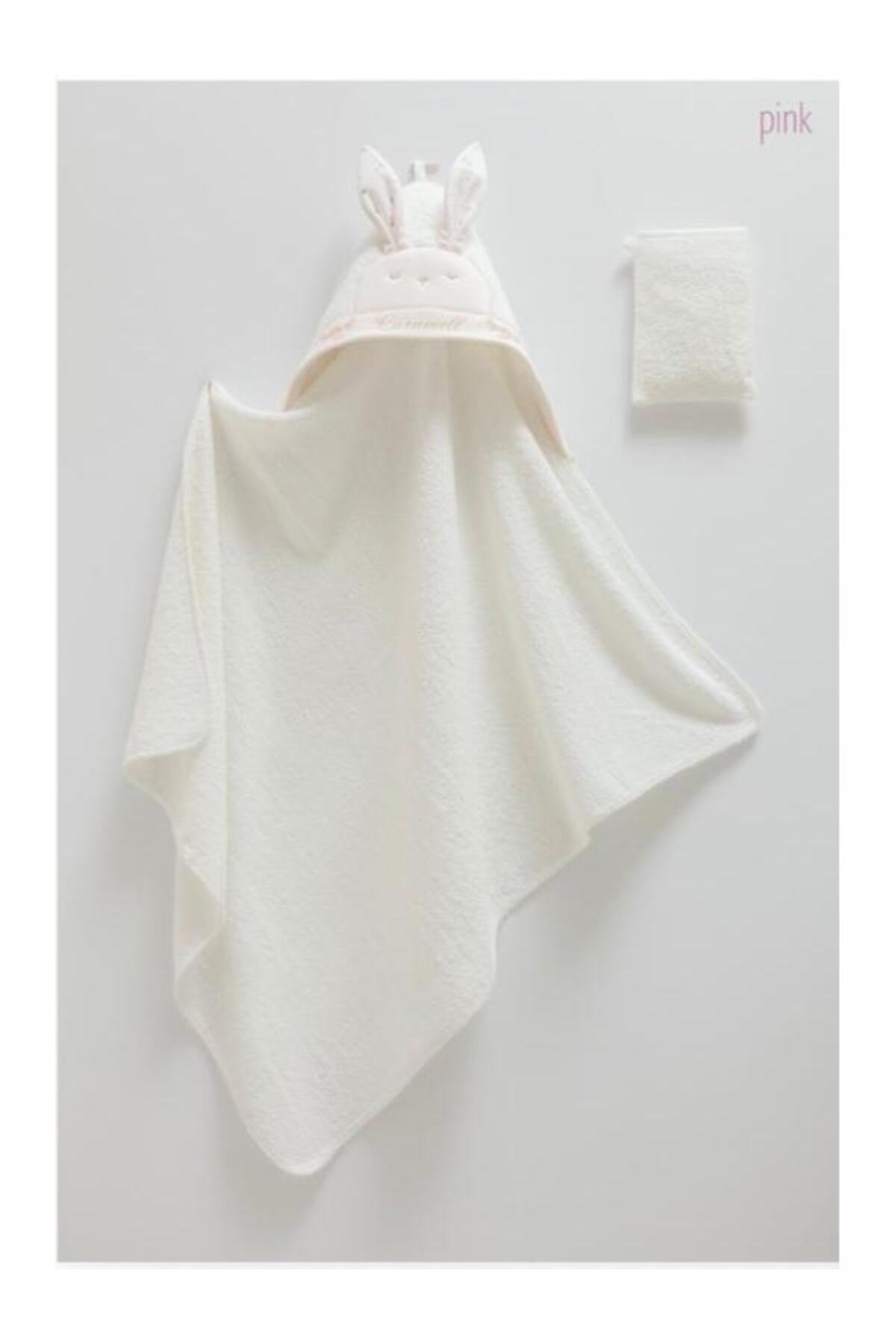 CARAMEL KNITTED BABY TOWEL