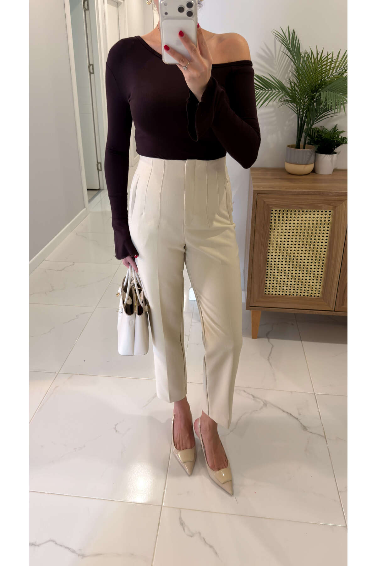 BİRCANÇİL  ZR Lowas Taş Flatolu Pantolon - Görsel 2