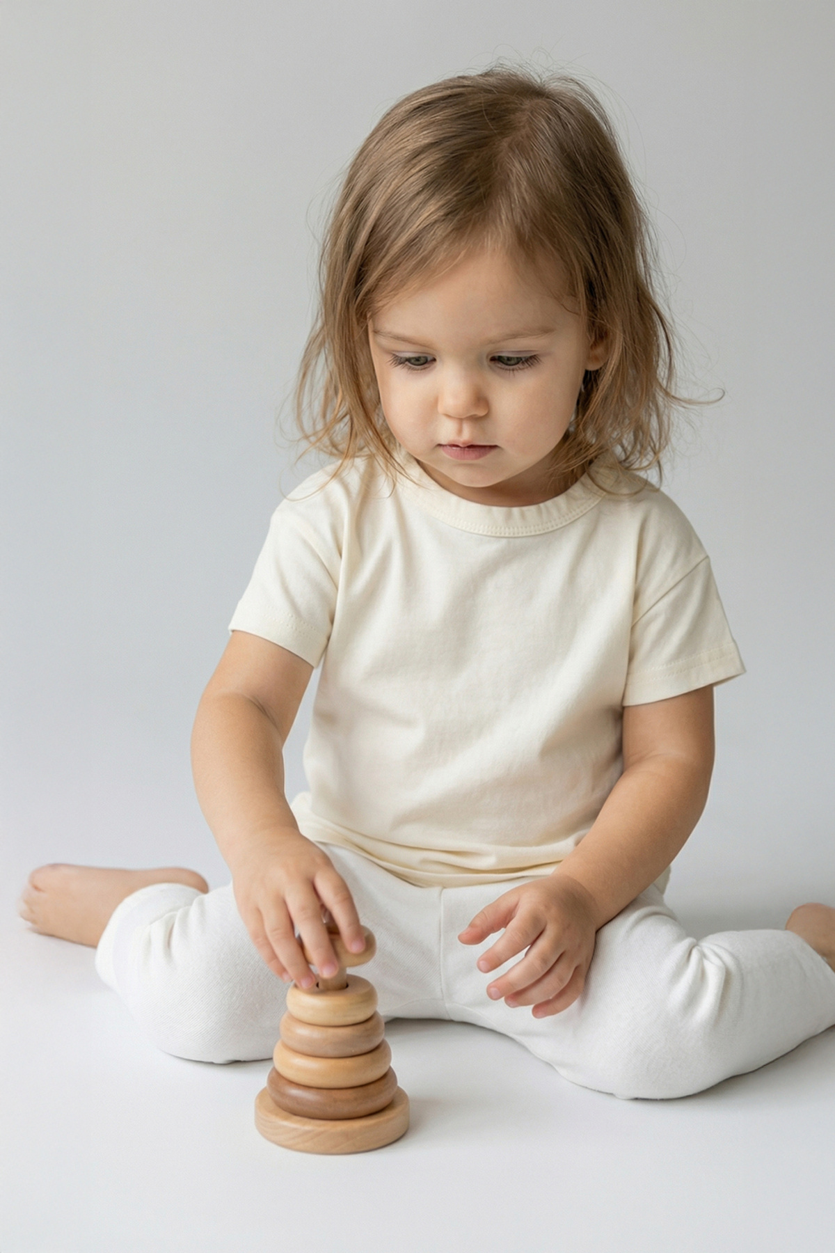 Abruzzo 2'li Set Pamuklu Bebek Tişört Kısa Kollu Rahat Kalıp 0-3 Yaş fotoğrafı 6 (önizleme)