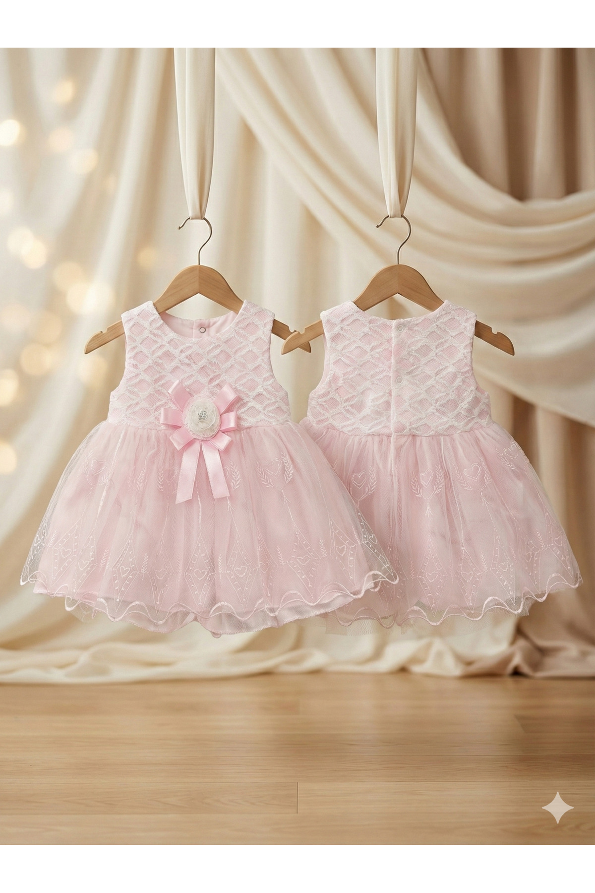 tinytrends Kız Bebek 4'lü Mevlüt Elbisesi fotoğrafı 2 (önizleme)