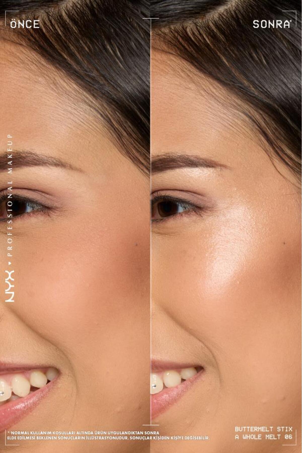 هایلایتر باترملت استیکس - هایلایتر کرمی استیک 06 - کاملاً مات — بژ NYXBUTTERMELTSTIX — تصویر 4 از 9
