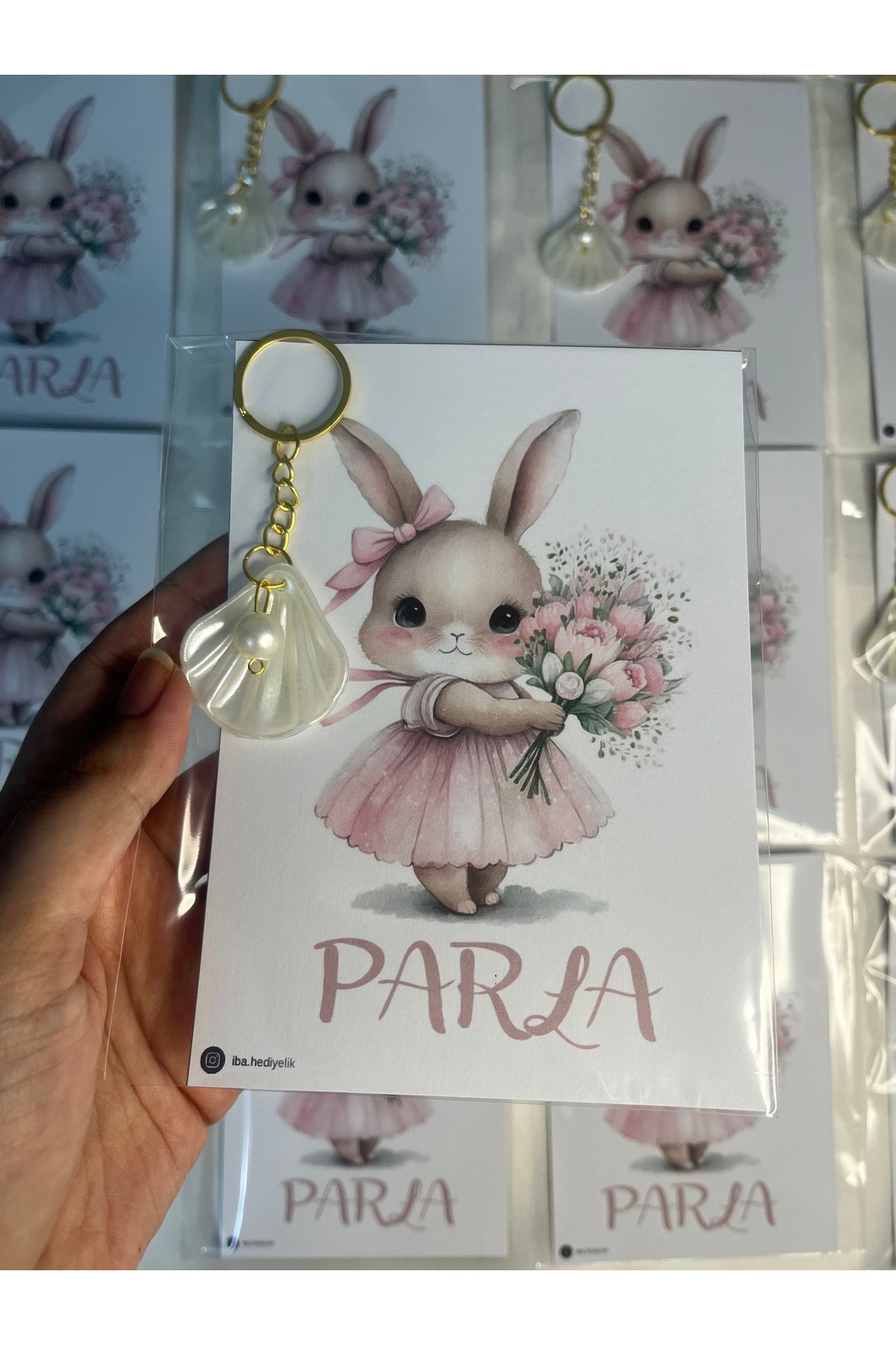 İBAHEDİYELİK Nikah Düğün Kına Söz Nişan Baby Shower İncili İstiridye Anahtarlık Hediyelik Kart Kişiye Özel 20 ad fotoğrafı 2 (önizleme)