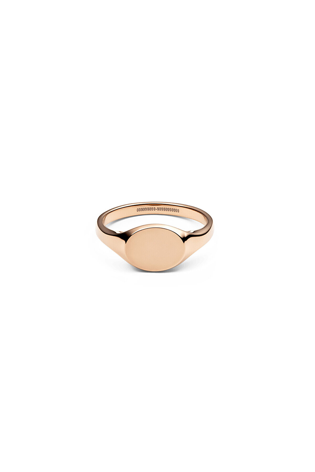 Classic Mini Signet Ring Rose Gold