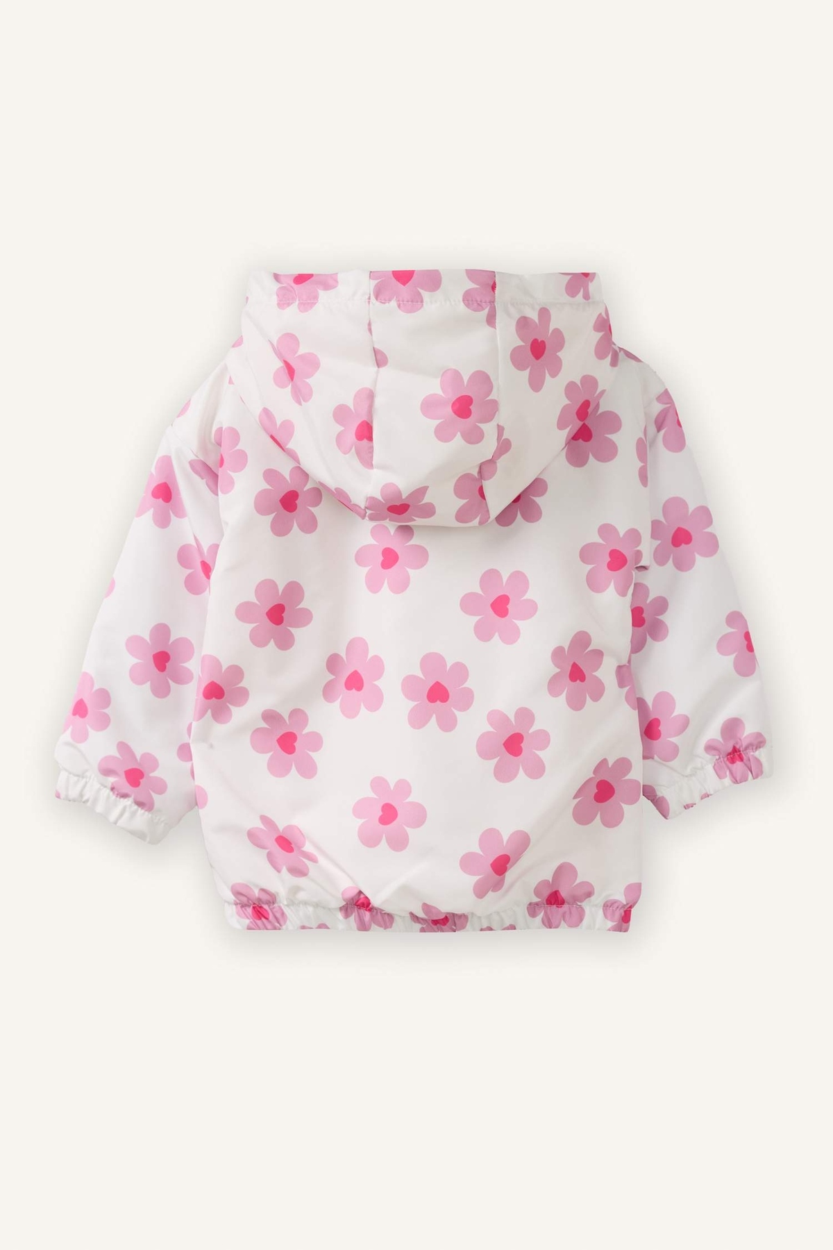 Defacto Kız Bebek Mont F8355A5/ER238 ECRU fotoğrafı 5 (önizleme)